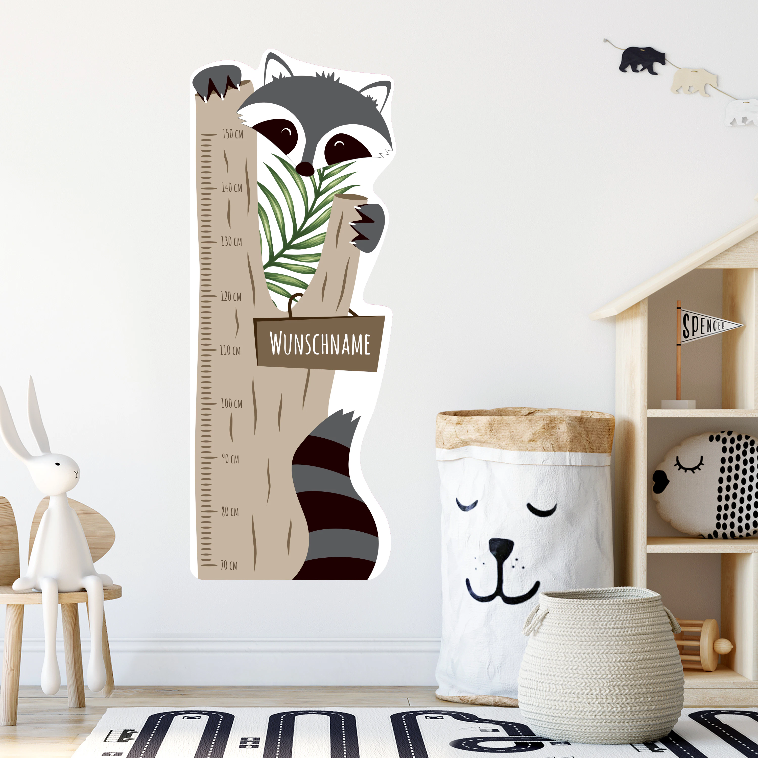 Kindermesslatte 40 cm Wandtattoo-Folie 3