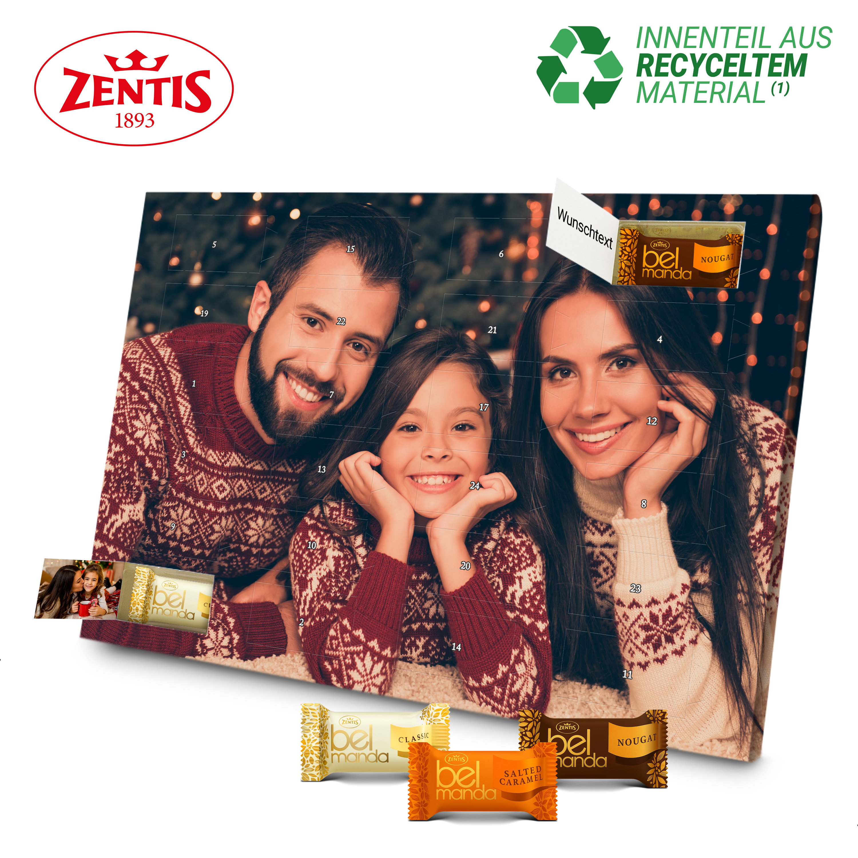 Marzipan Adventskalender - Standard 1