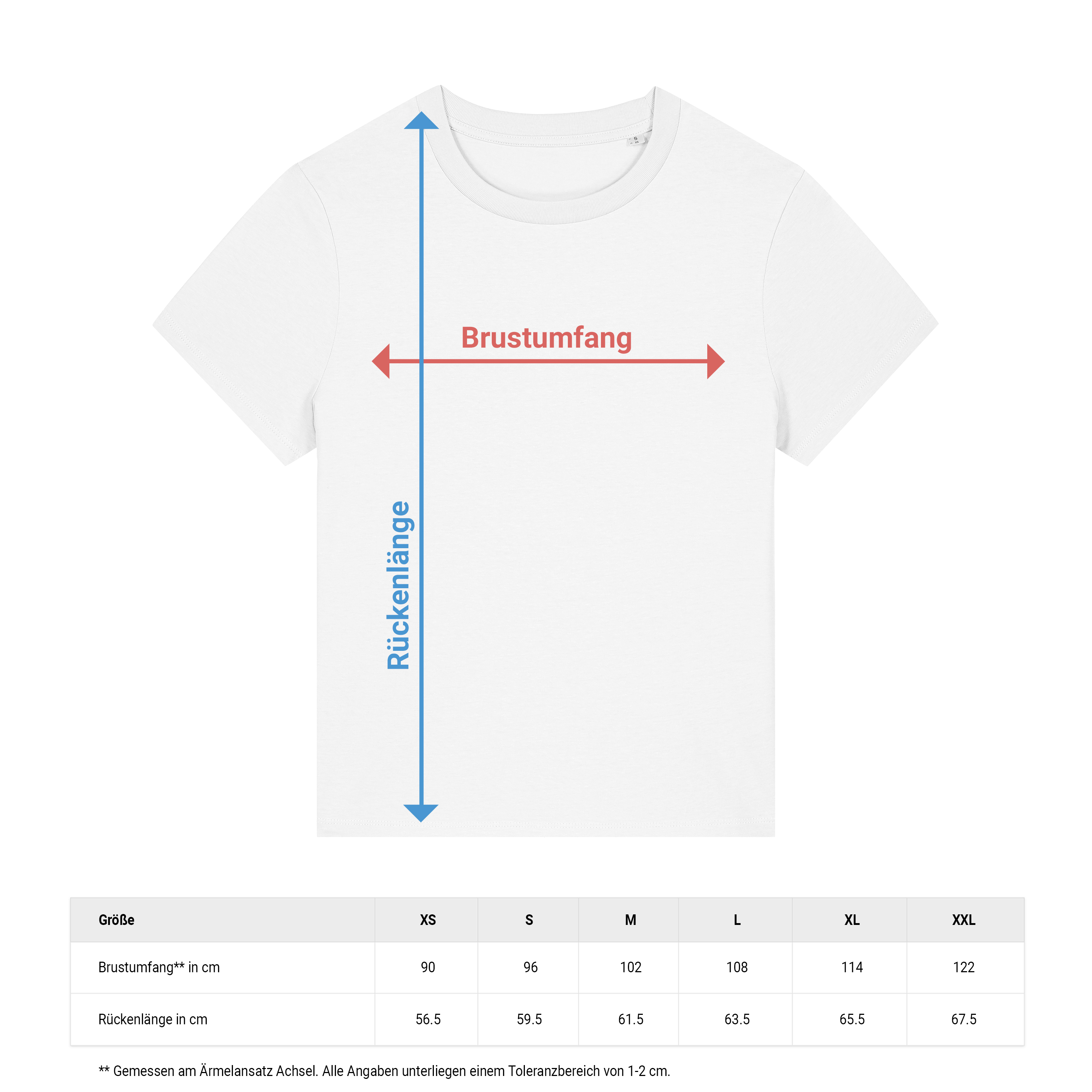 Damen Bio T-Shirt Weiß 4