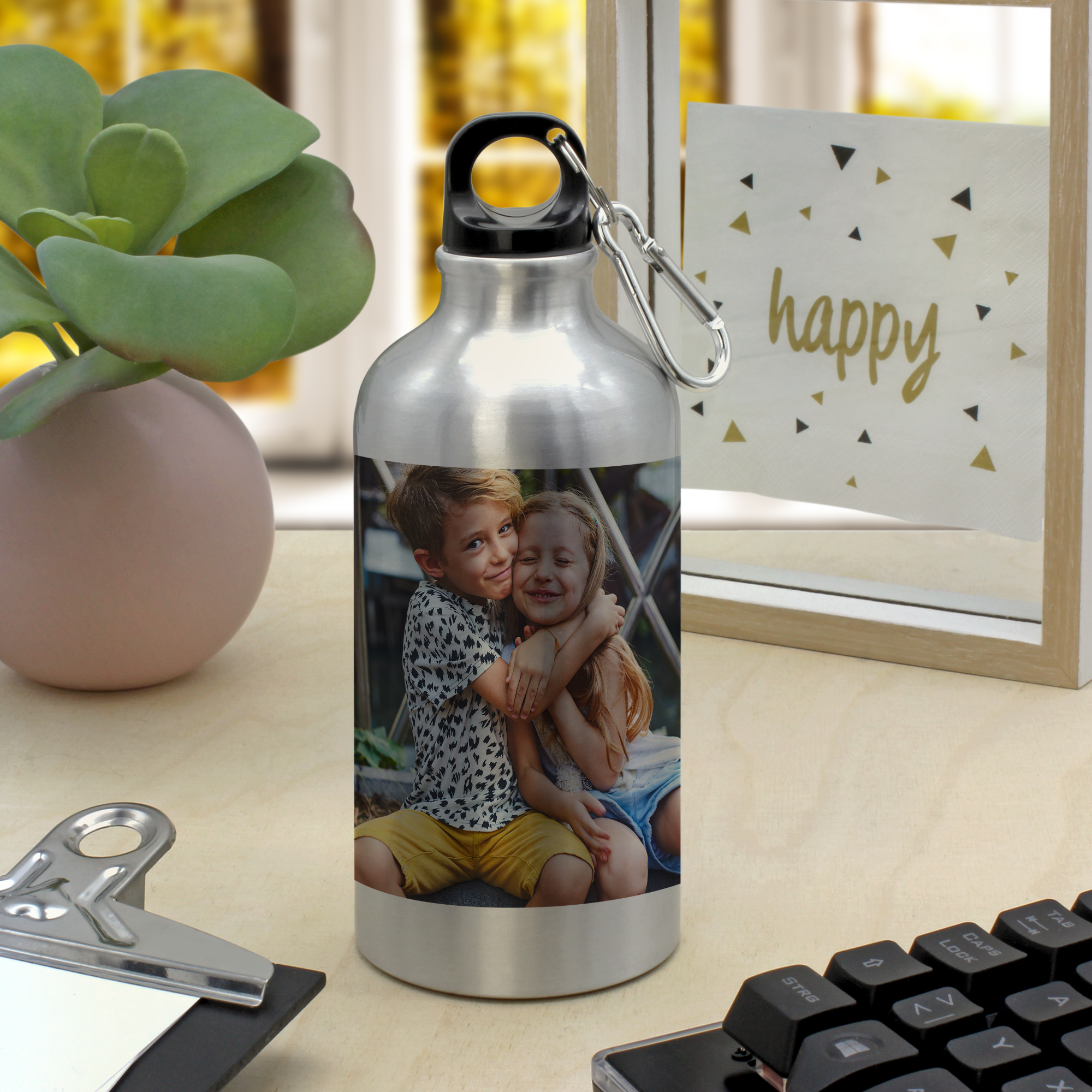 Alu-Trinkflasche Silber 7