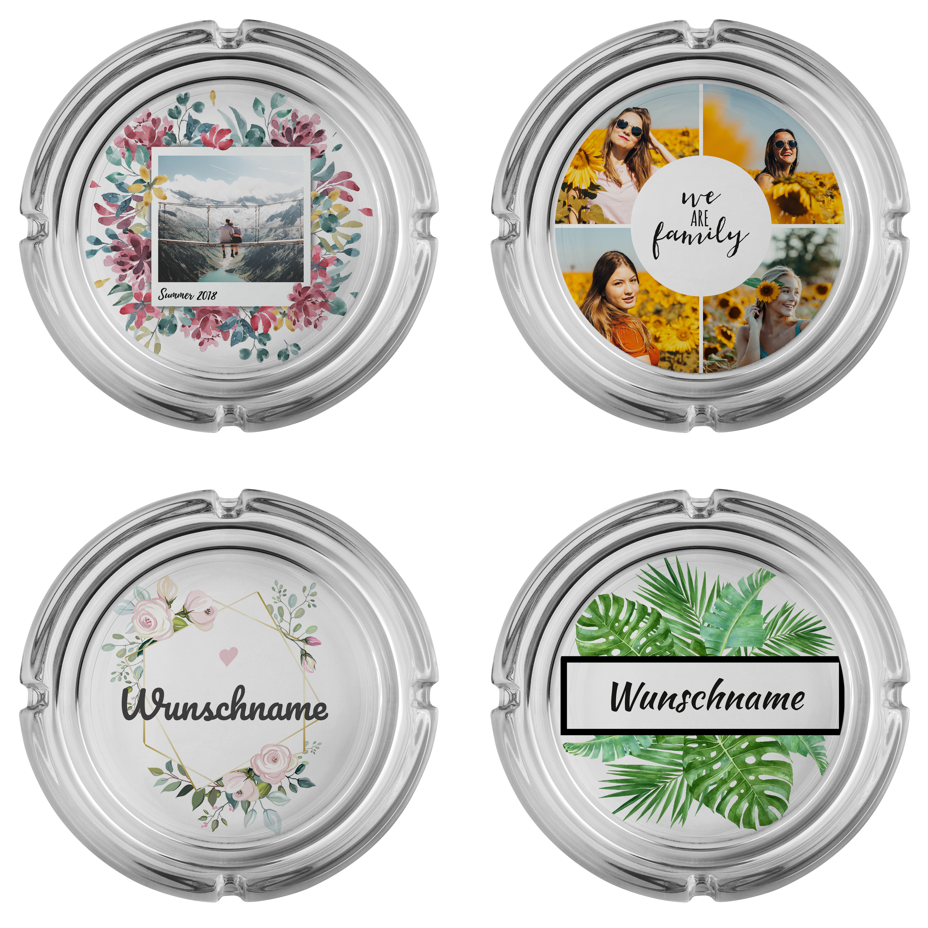 Glas-Aschenbecher Groß 4