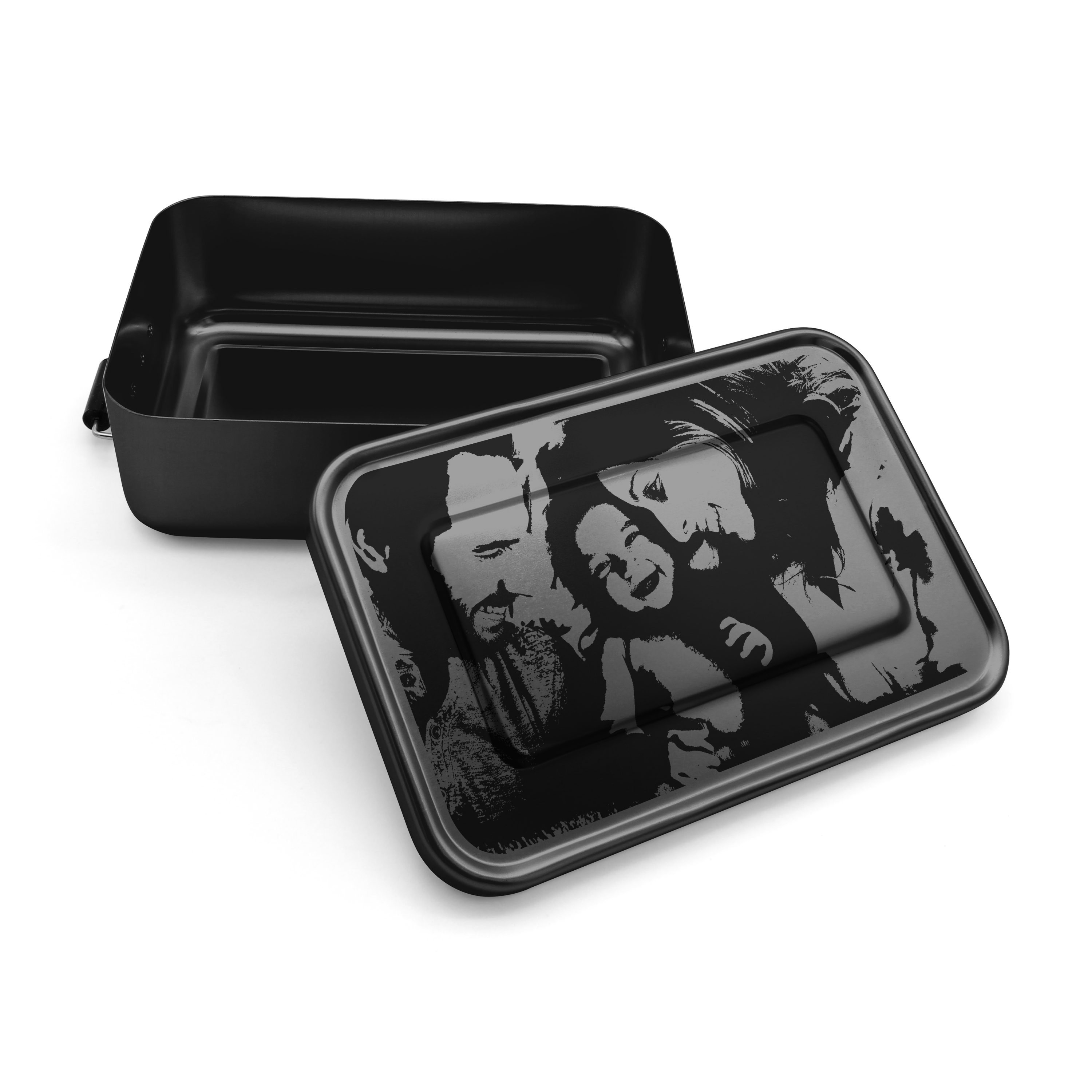 Alu-Brotdose Schwarz - Standard 2