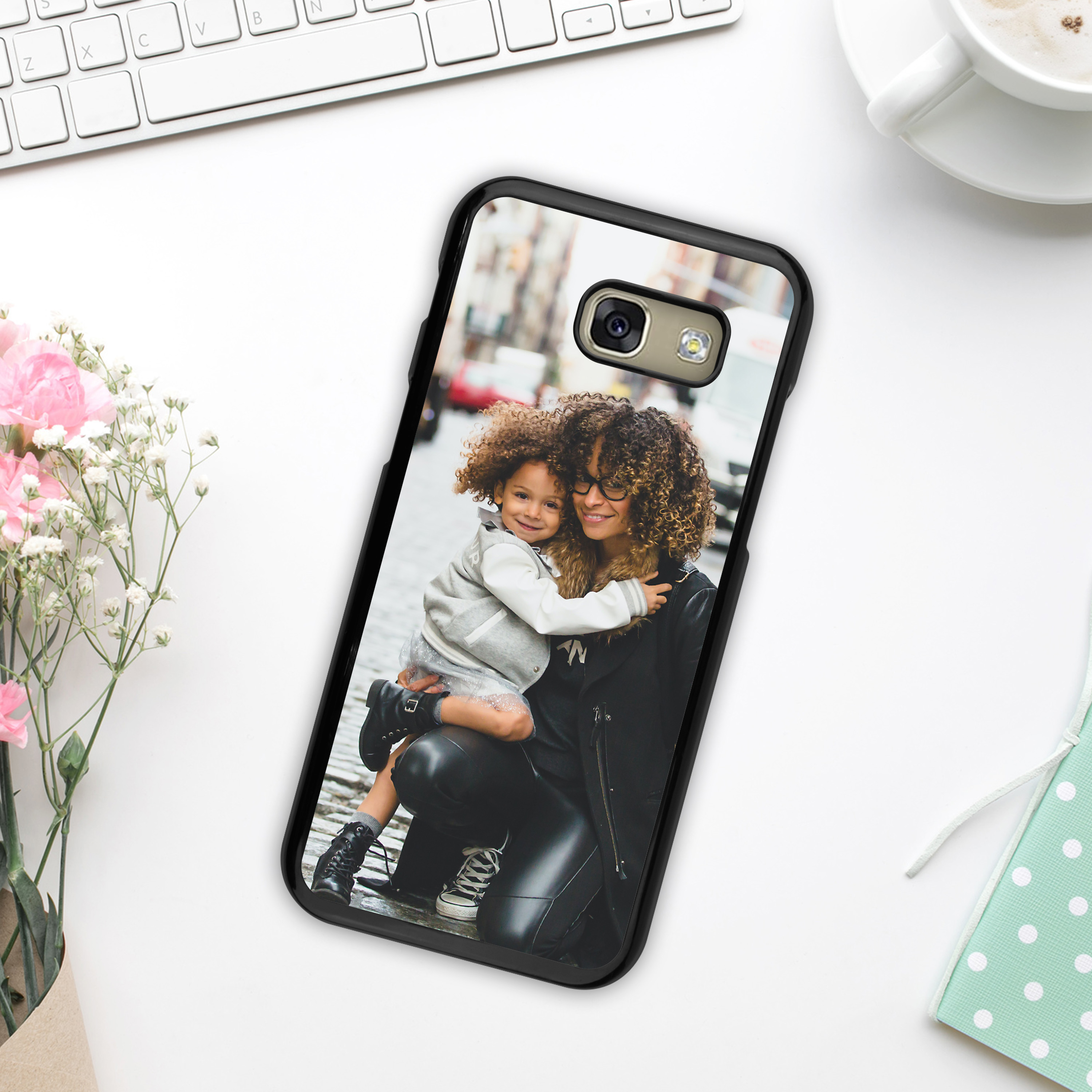 Galaxy A5 (2017) Hardcase schwarz 3