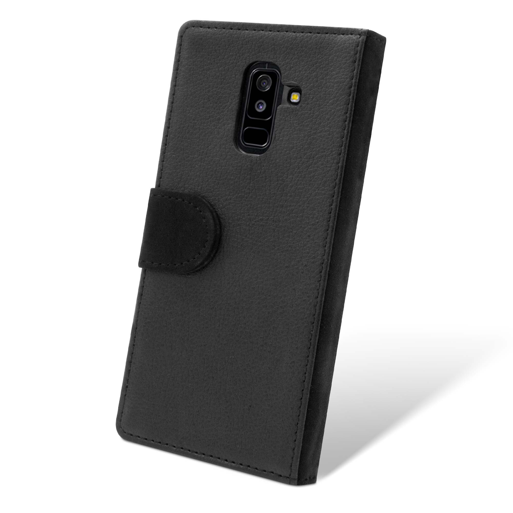 Galaxy A6+ (2018) Flipcase schwarz 3
