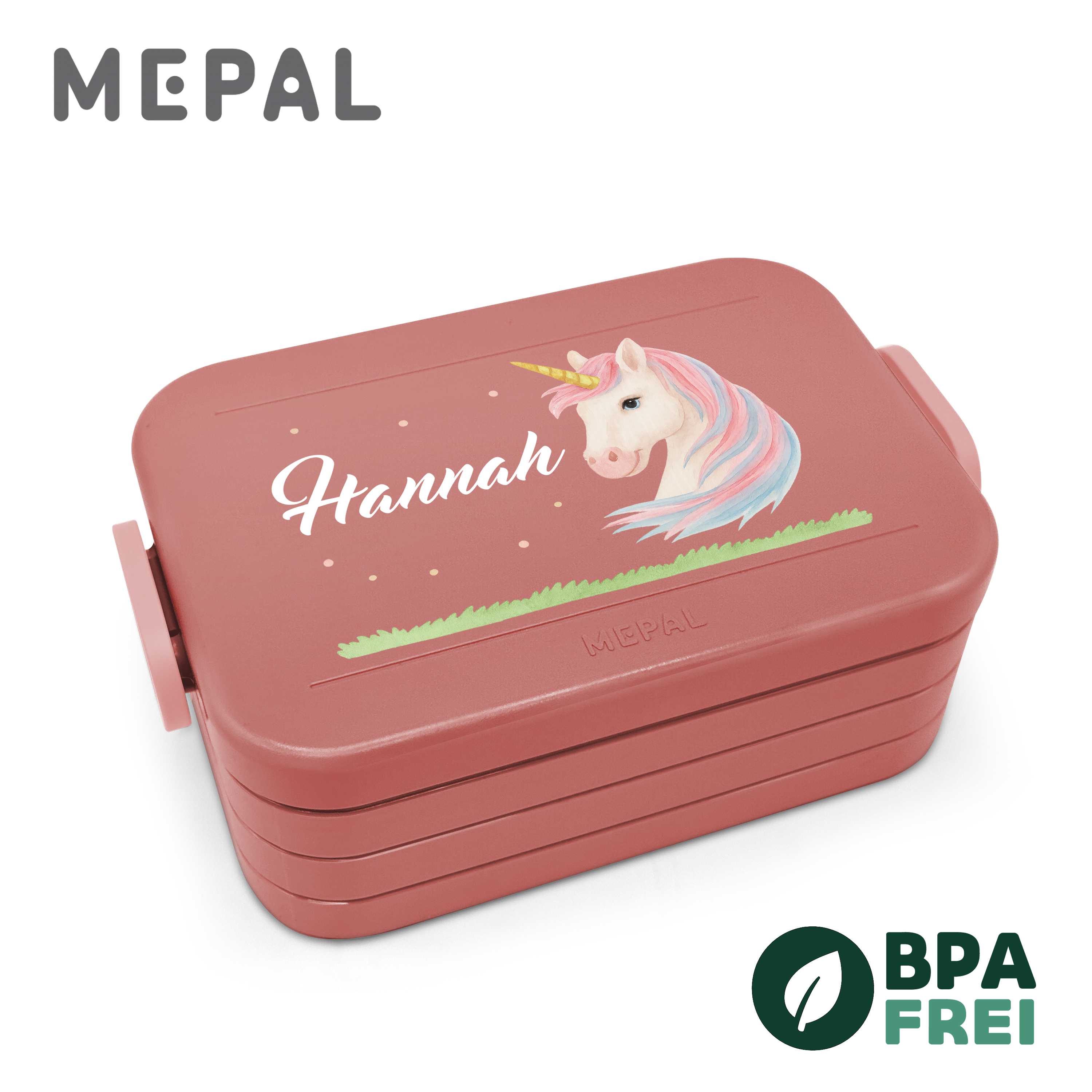 Mepal Lunchbox "Bento" Pastellrot 1