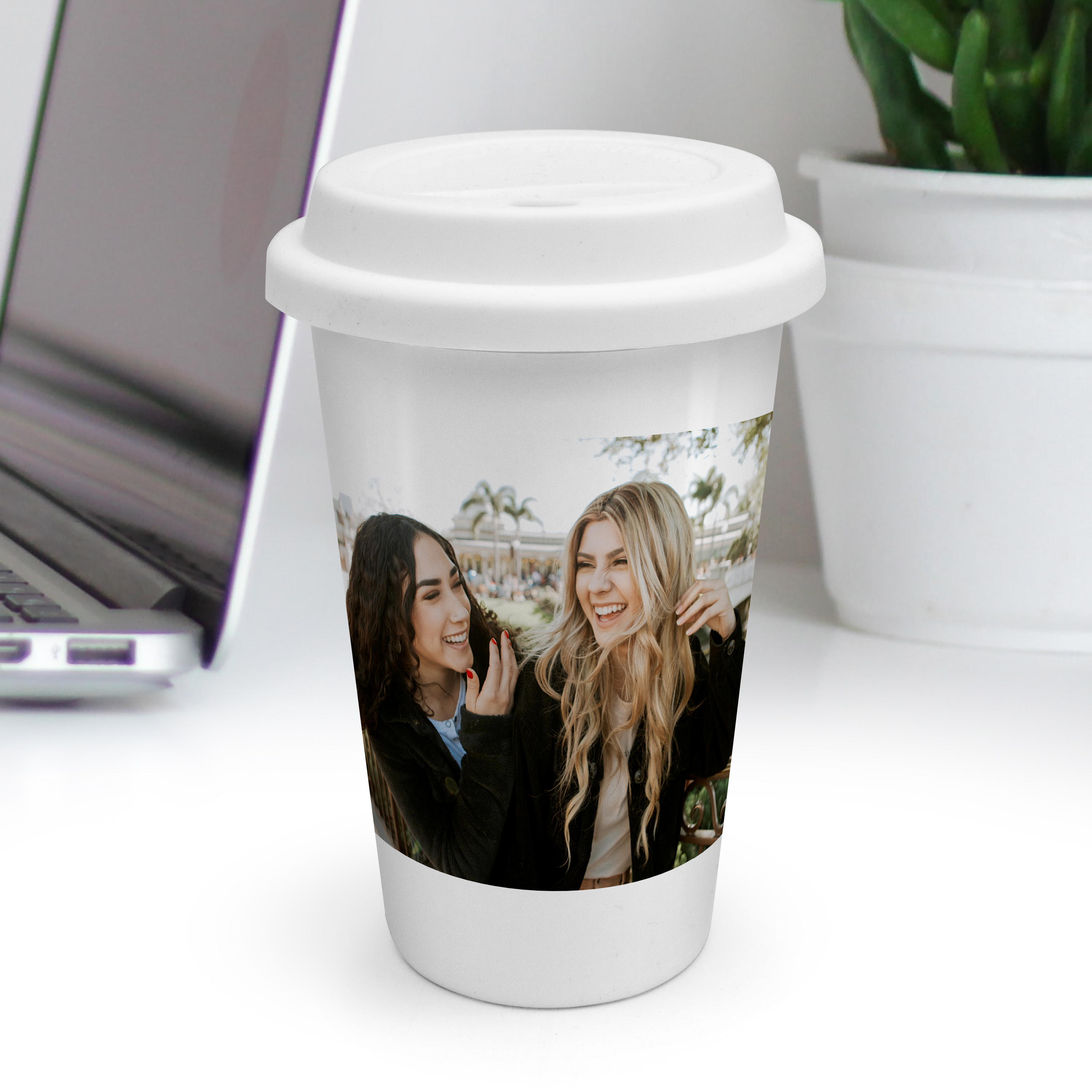 Coffee-to-go-Becher Weiß 6