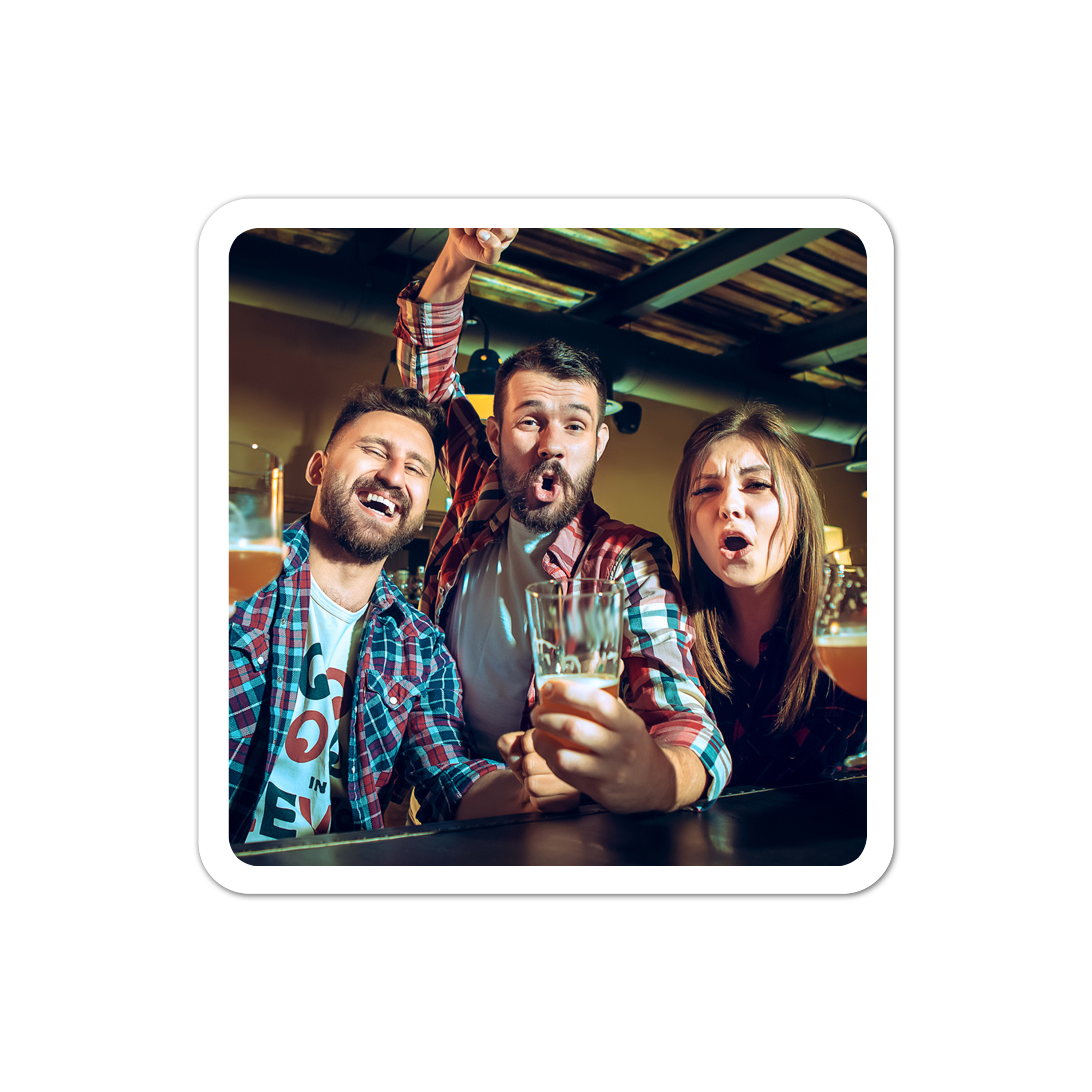 Untersetzer Quadrat Kunststoff 2