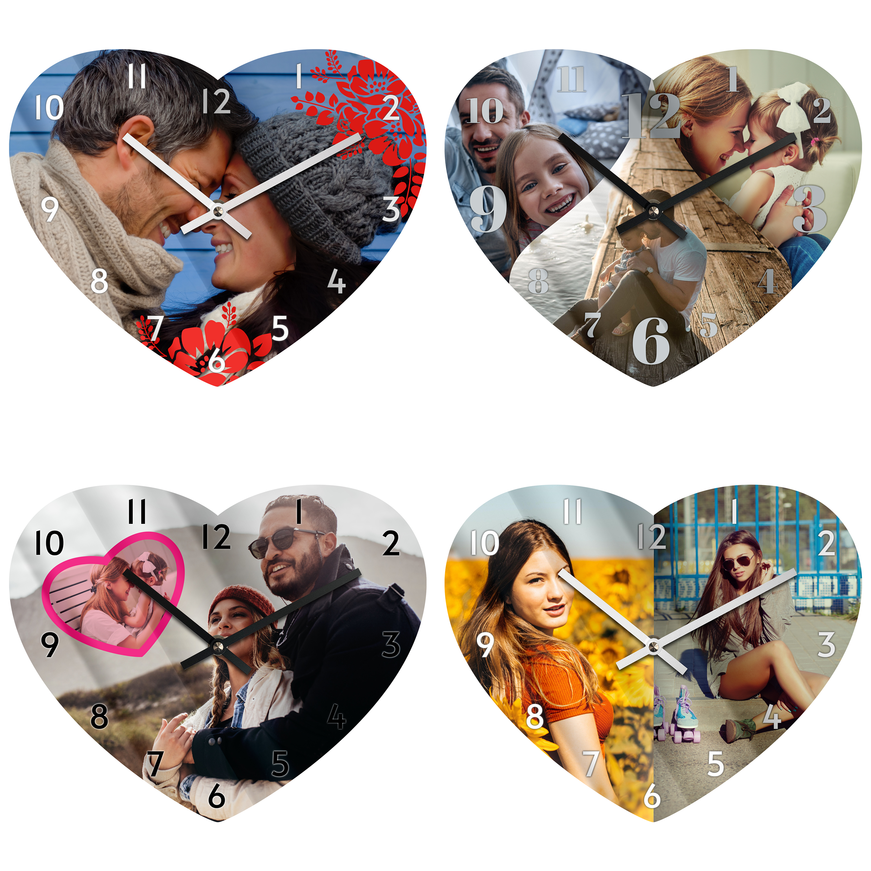 Herzuhr Standard (33,1 x 26,8 cm) Acrylglas 3