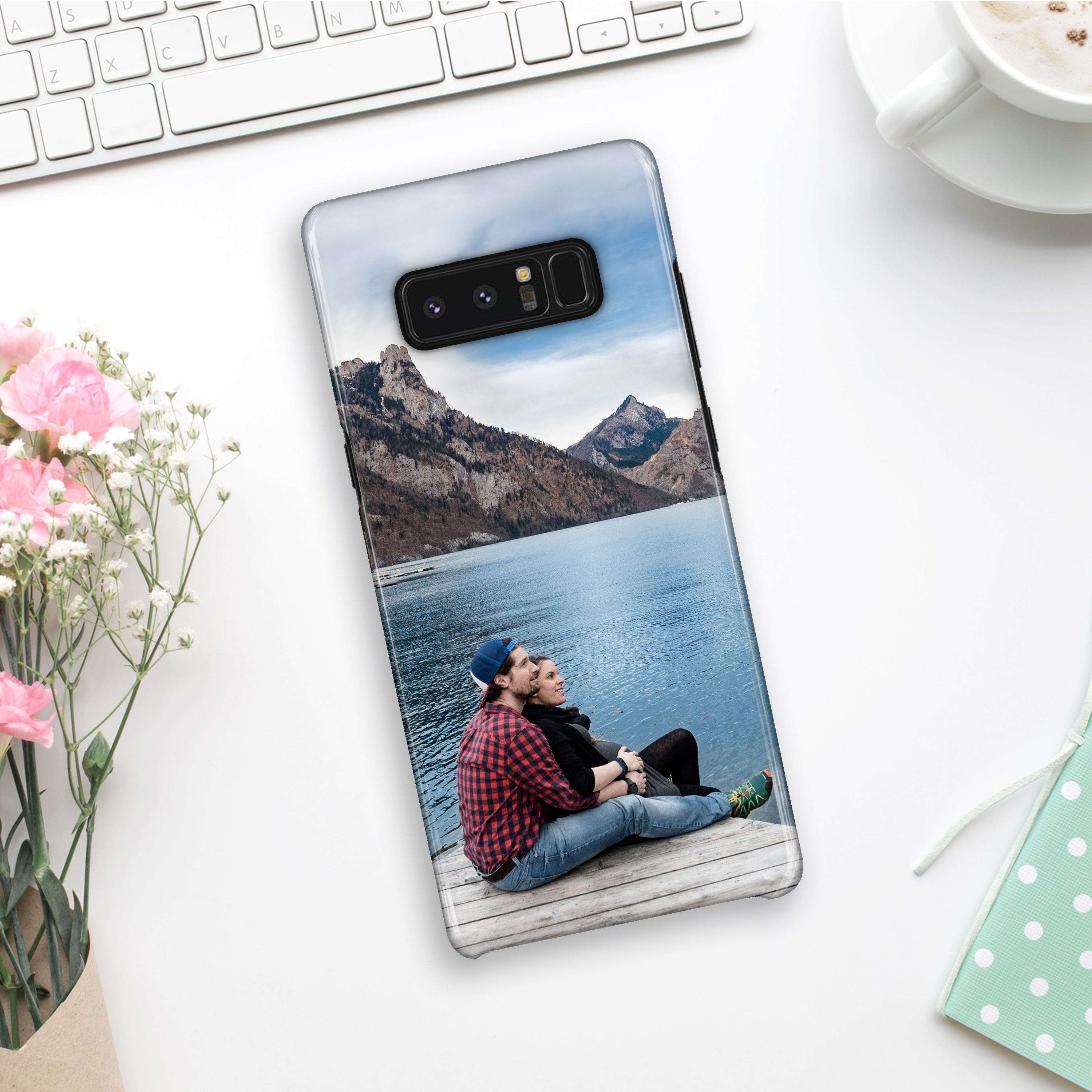 Galaxy Note 8 weiß Premium Hardcase 2
