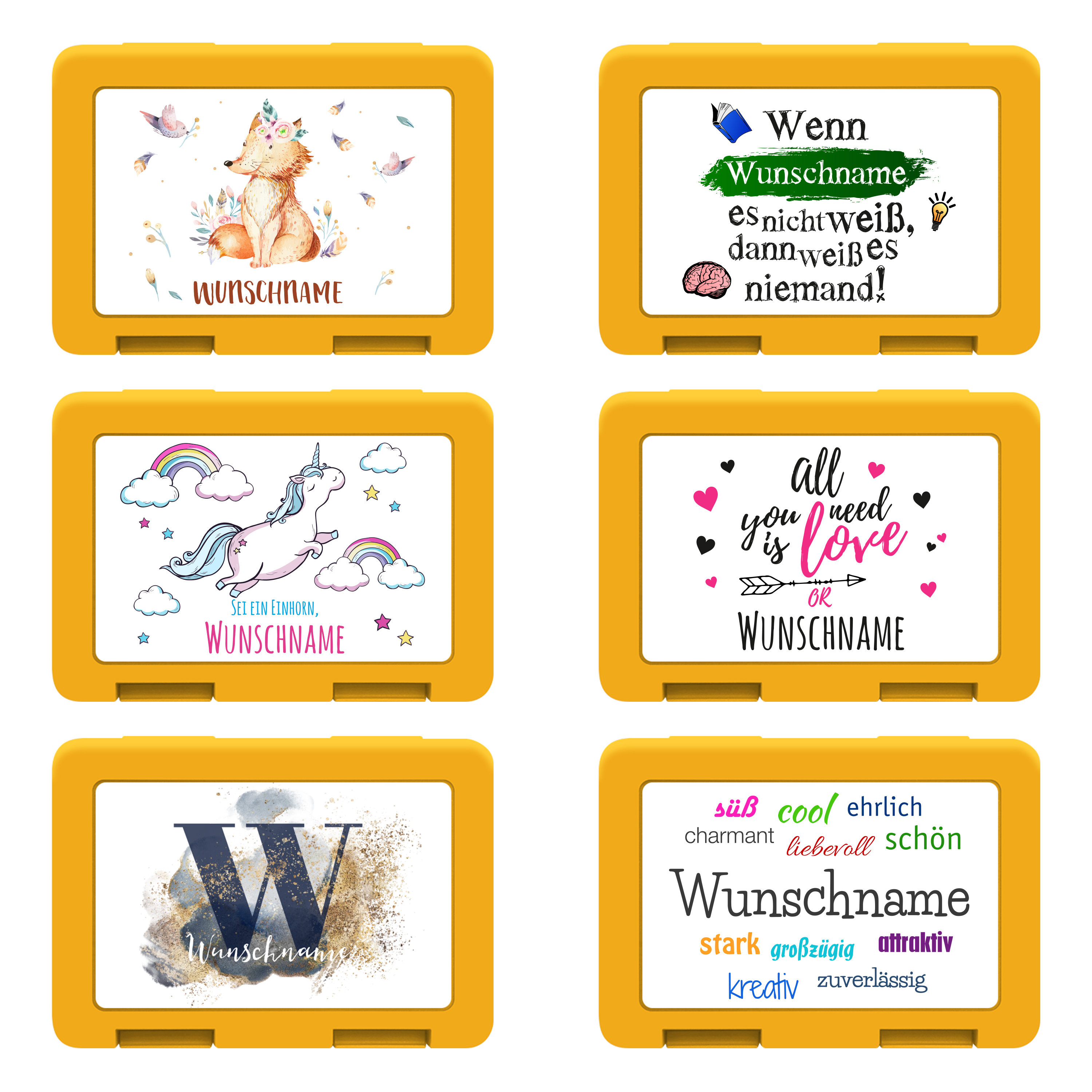 Brotdose Standard Gelb 3