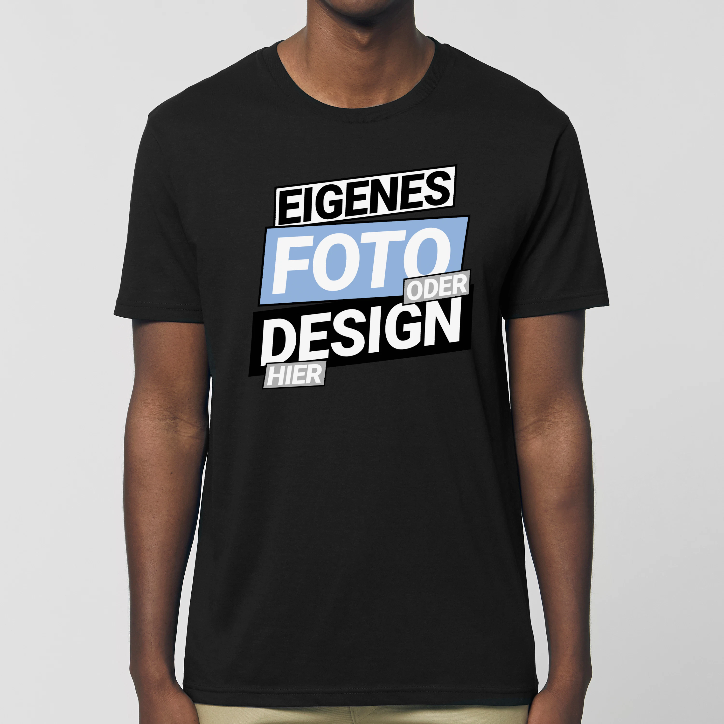 Bio T-Shirt “Basic” M Schwarz 5