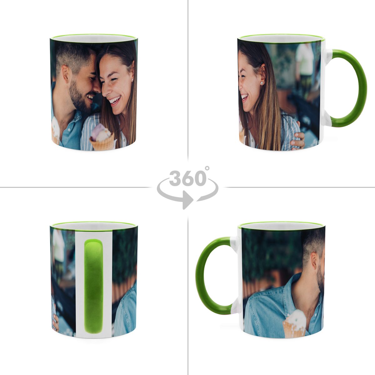 Kaffeebecher Full-Size Grün 3