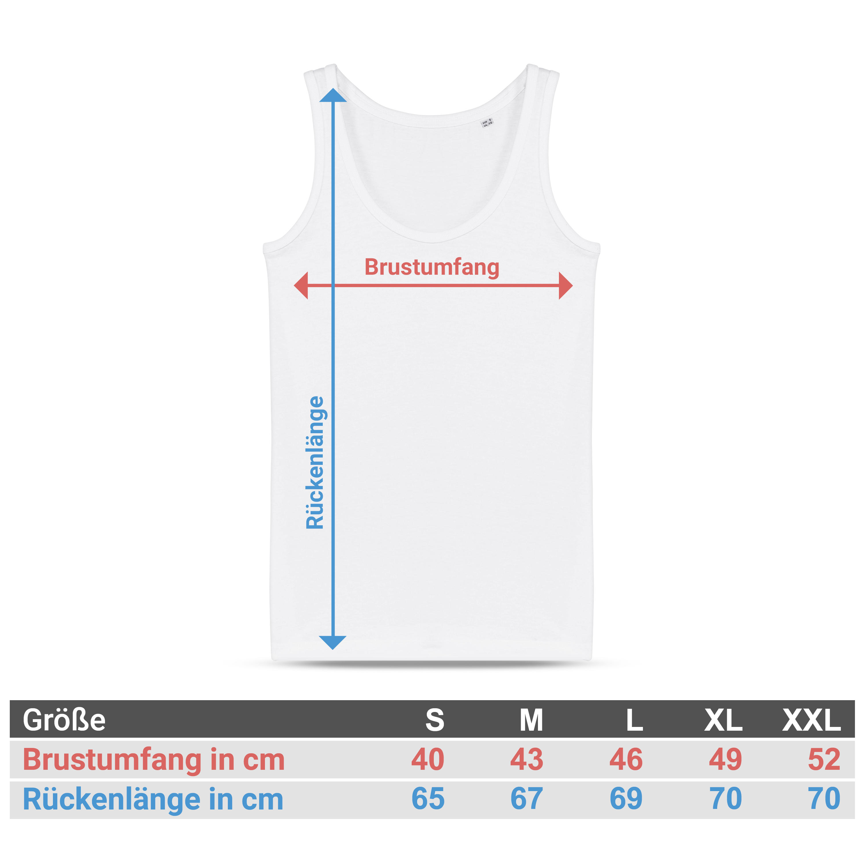 Damen Bio Tanktop Weiß 4