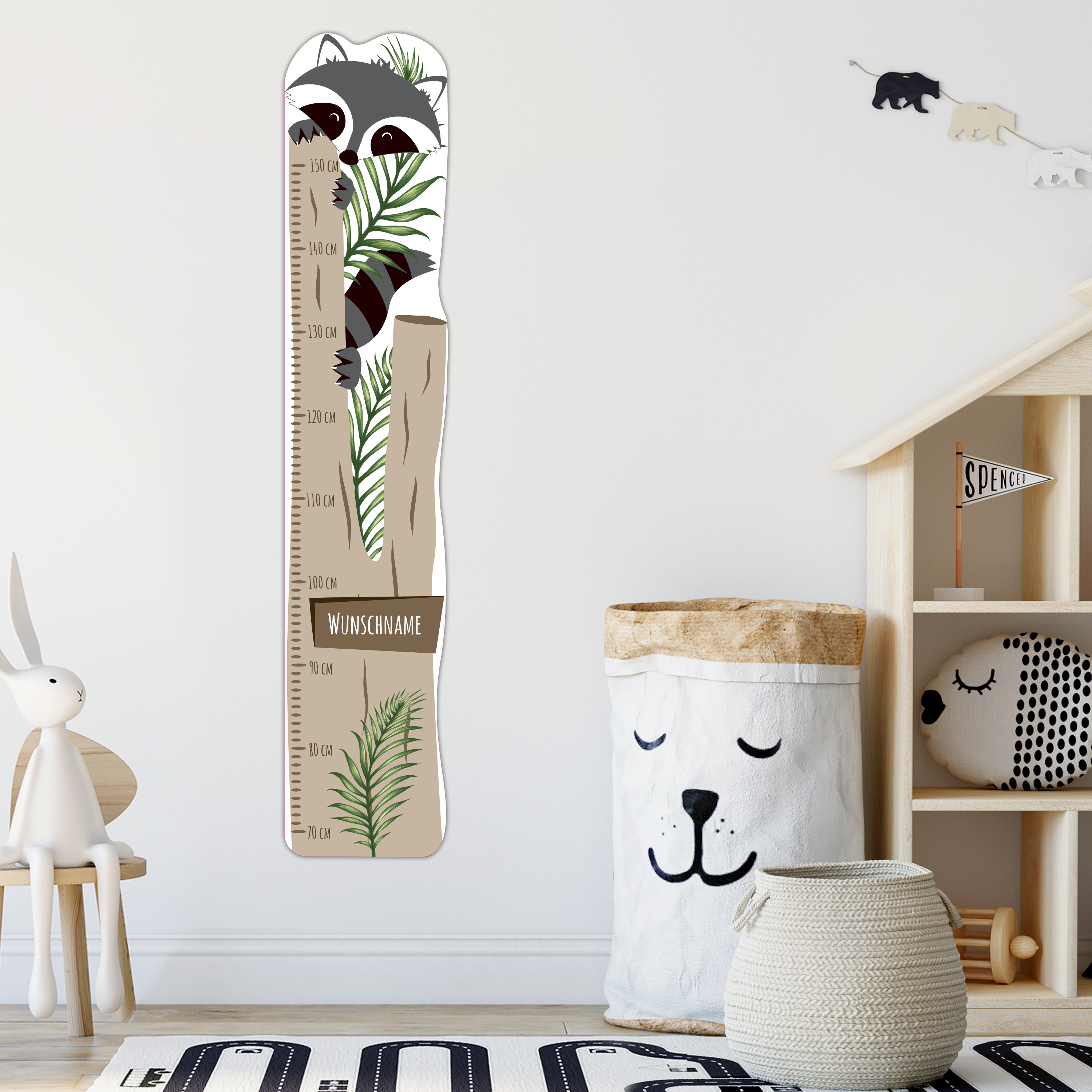 Kindermesslatte 20 cm Wandtattoo-Folie 3