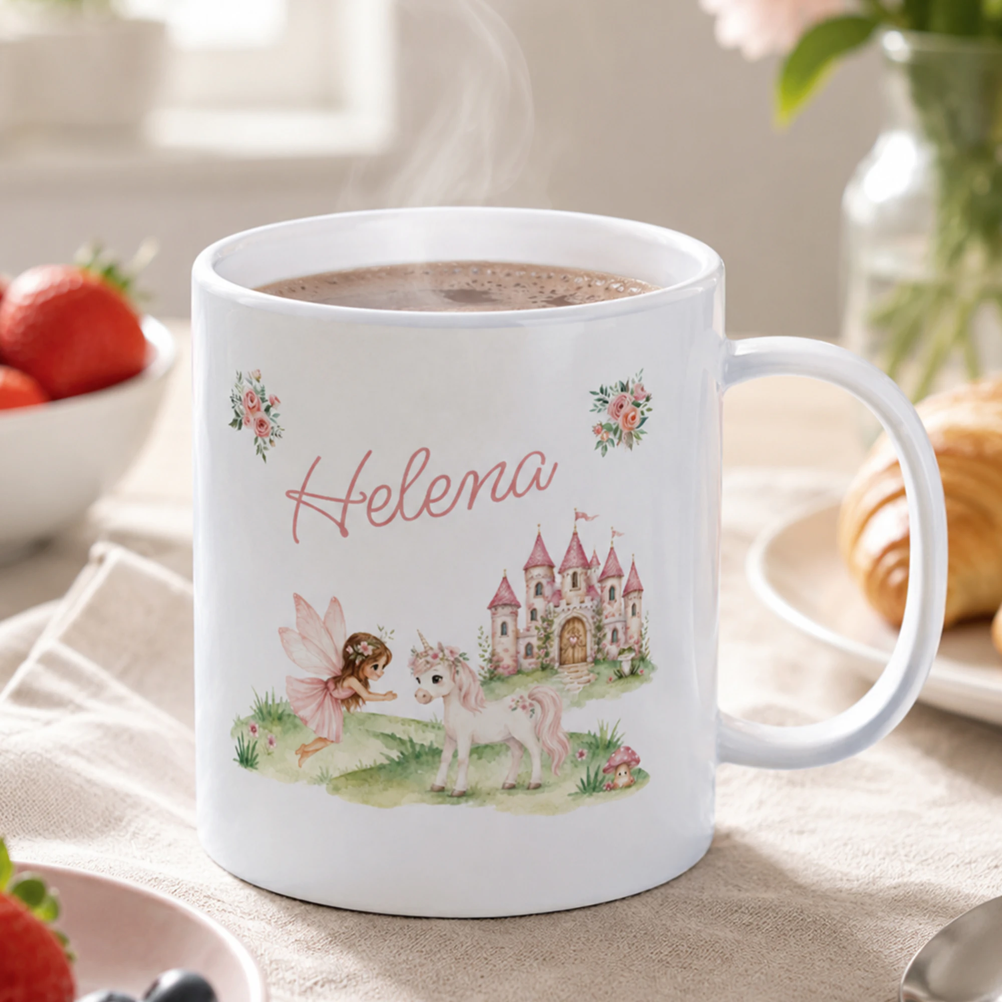 Kindertasse Beidseitig Weiß 9
