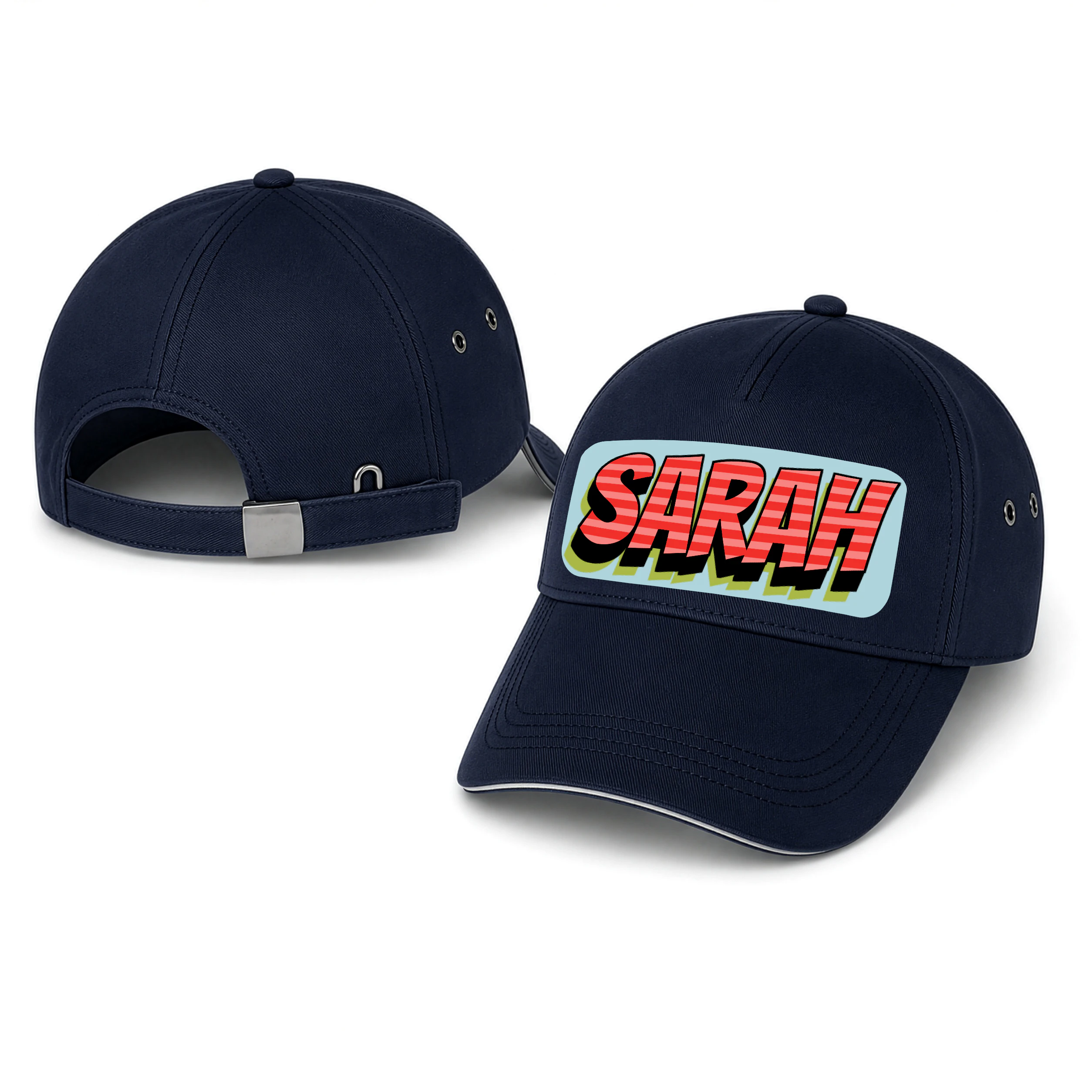 Basecap Navy / Weiß 3