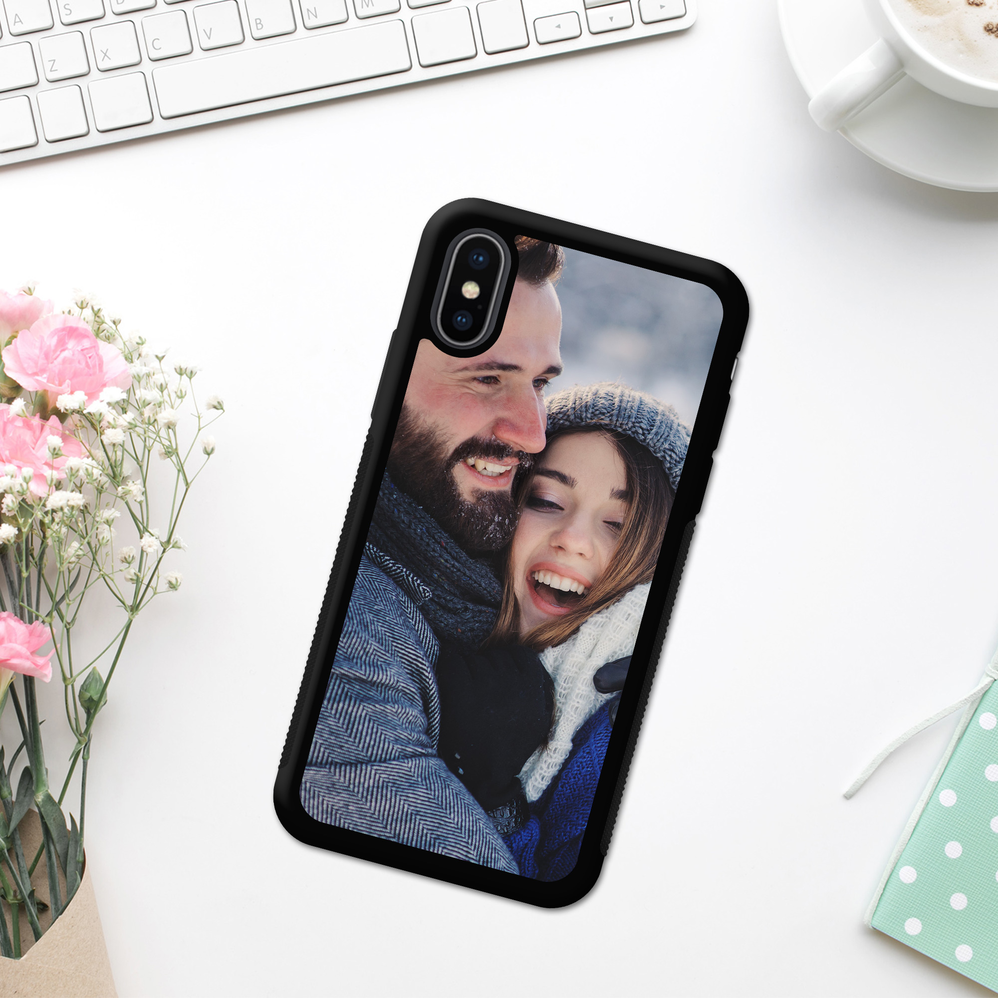 iPhone X Softcase schwarz 3