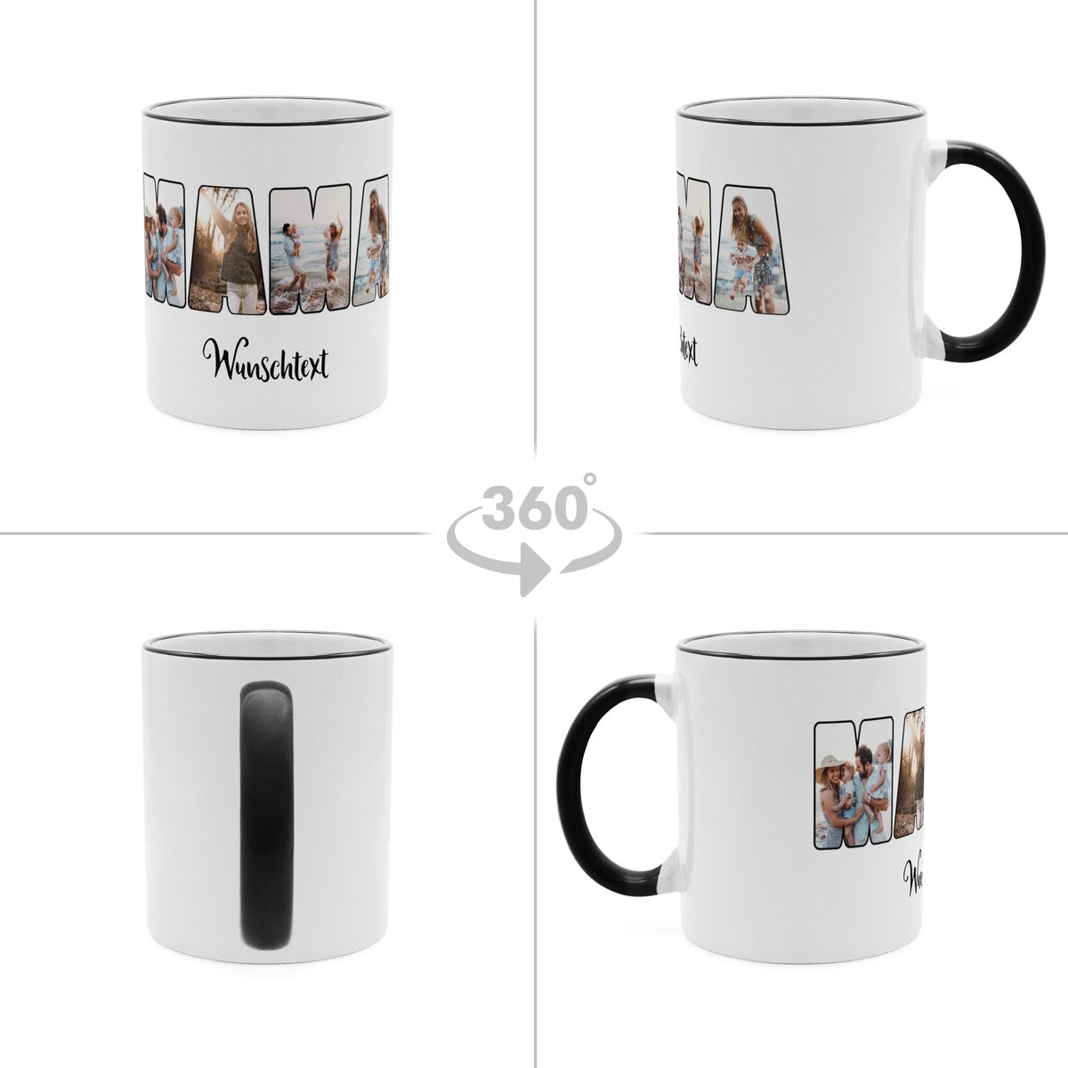 Beste Mama Tasse Schwarz 2