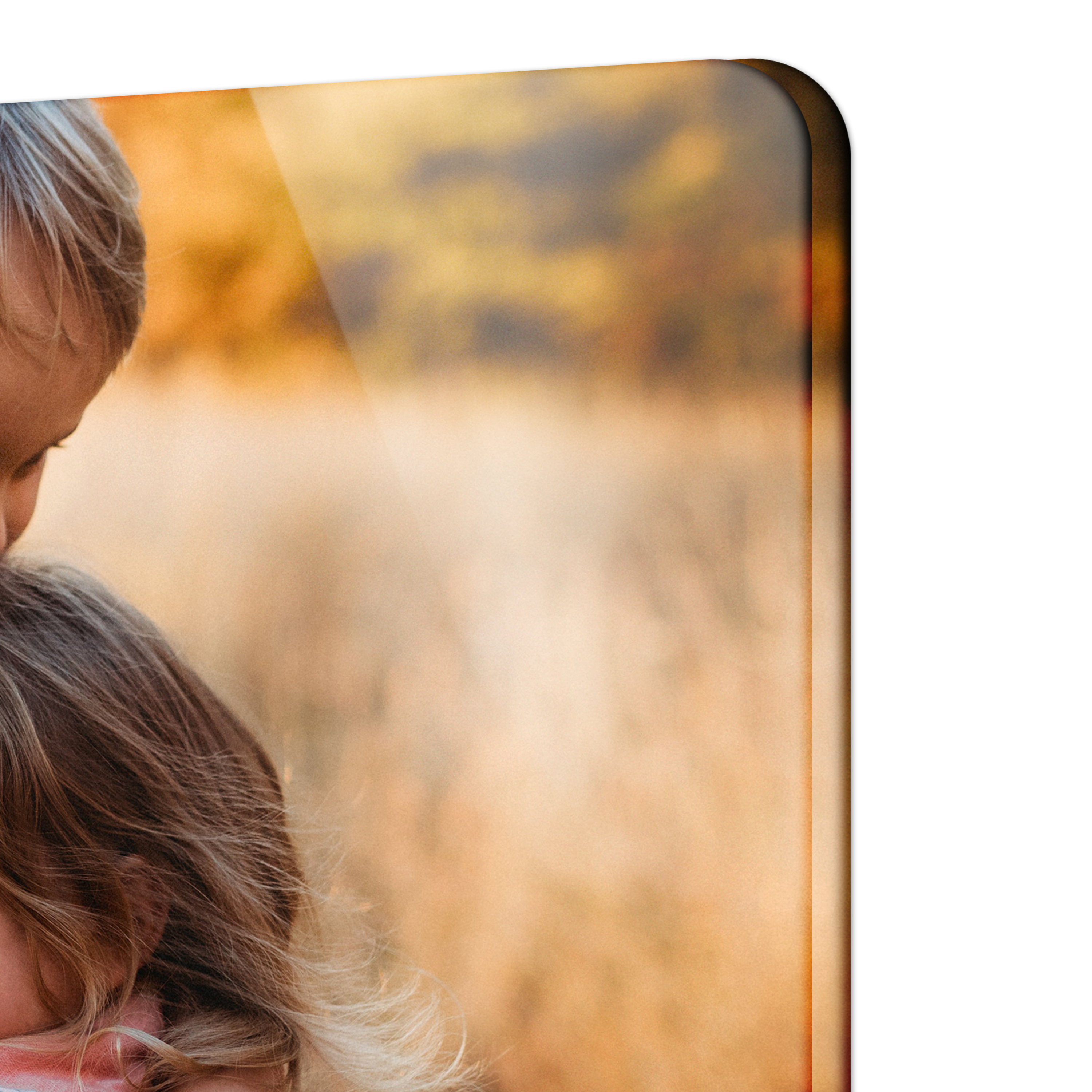 Fotomagnet "Acrylglas" Eckig 3