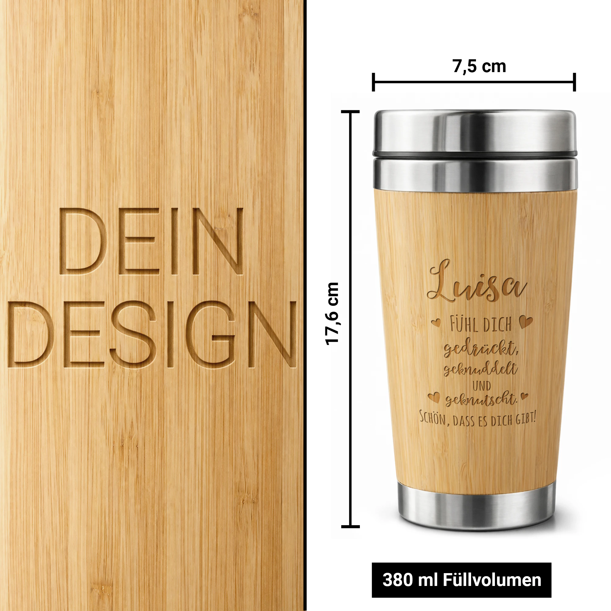 Thermobecher "Bambus to Go" - Standard 2