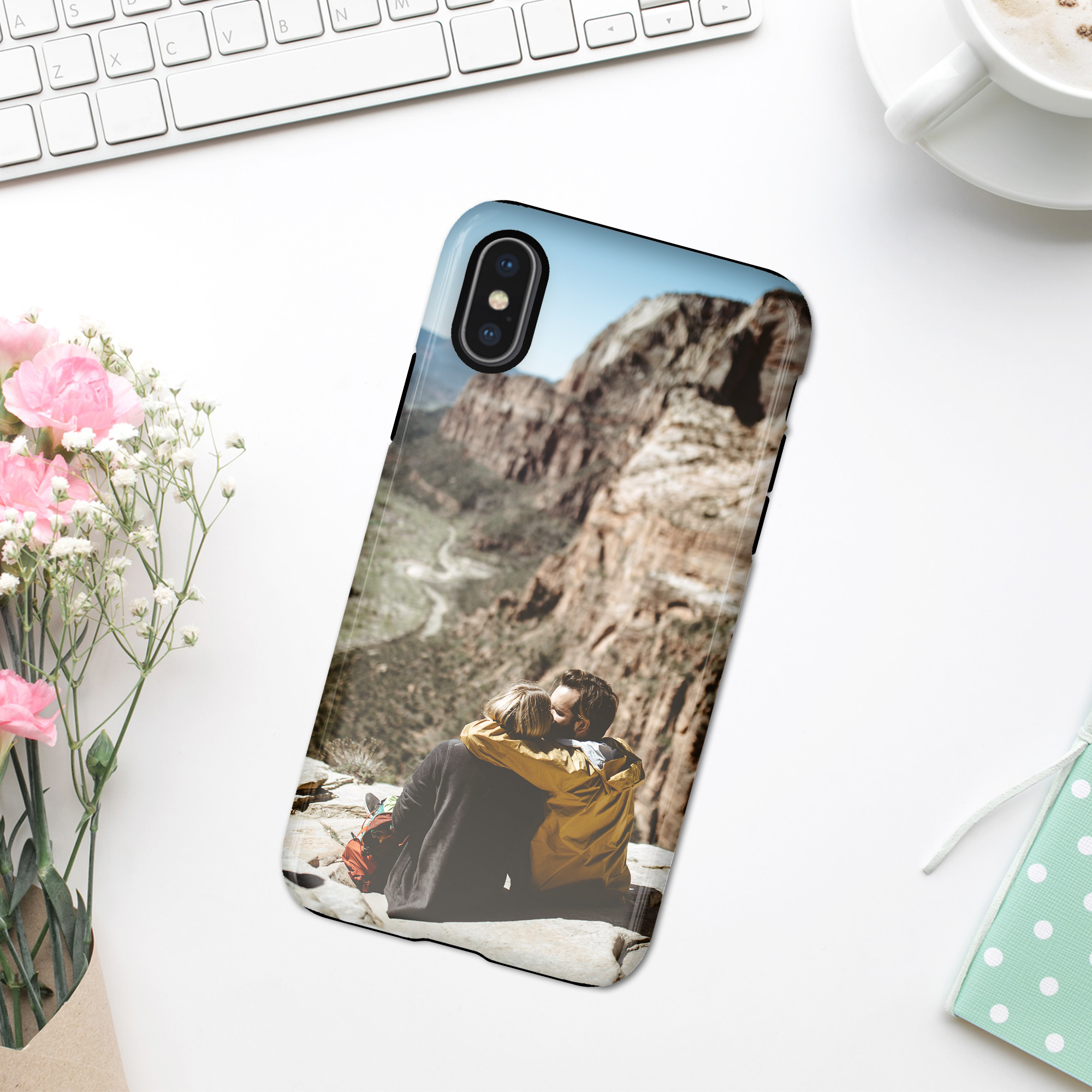 iPhone X Premium Softcase weiß 2