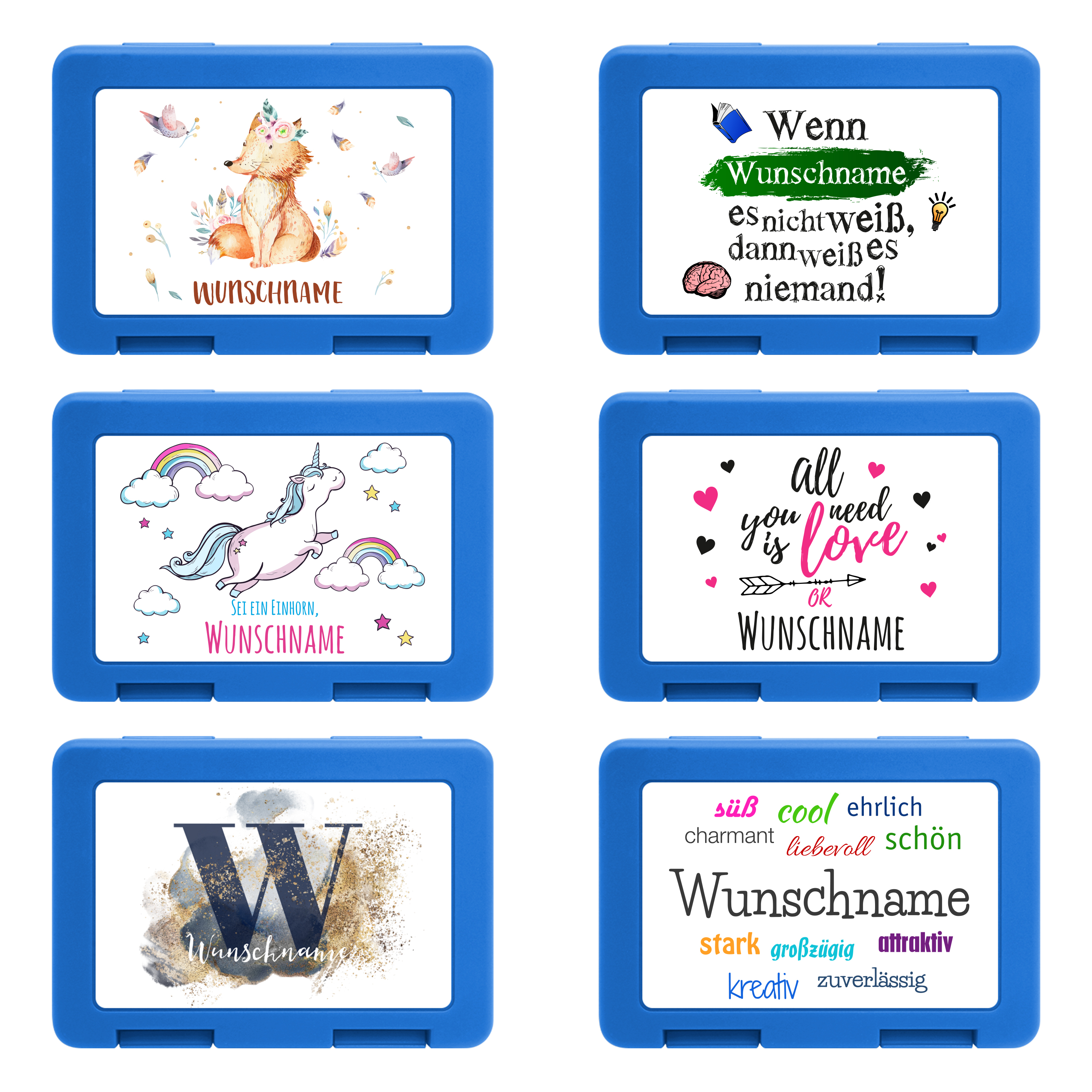 Brotdose Standard Blau 3