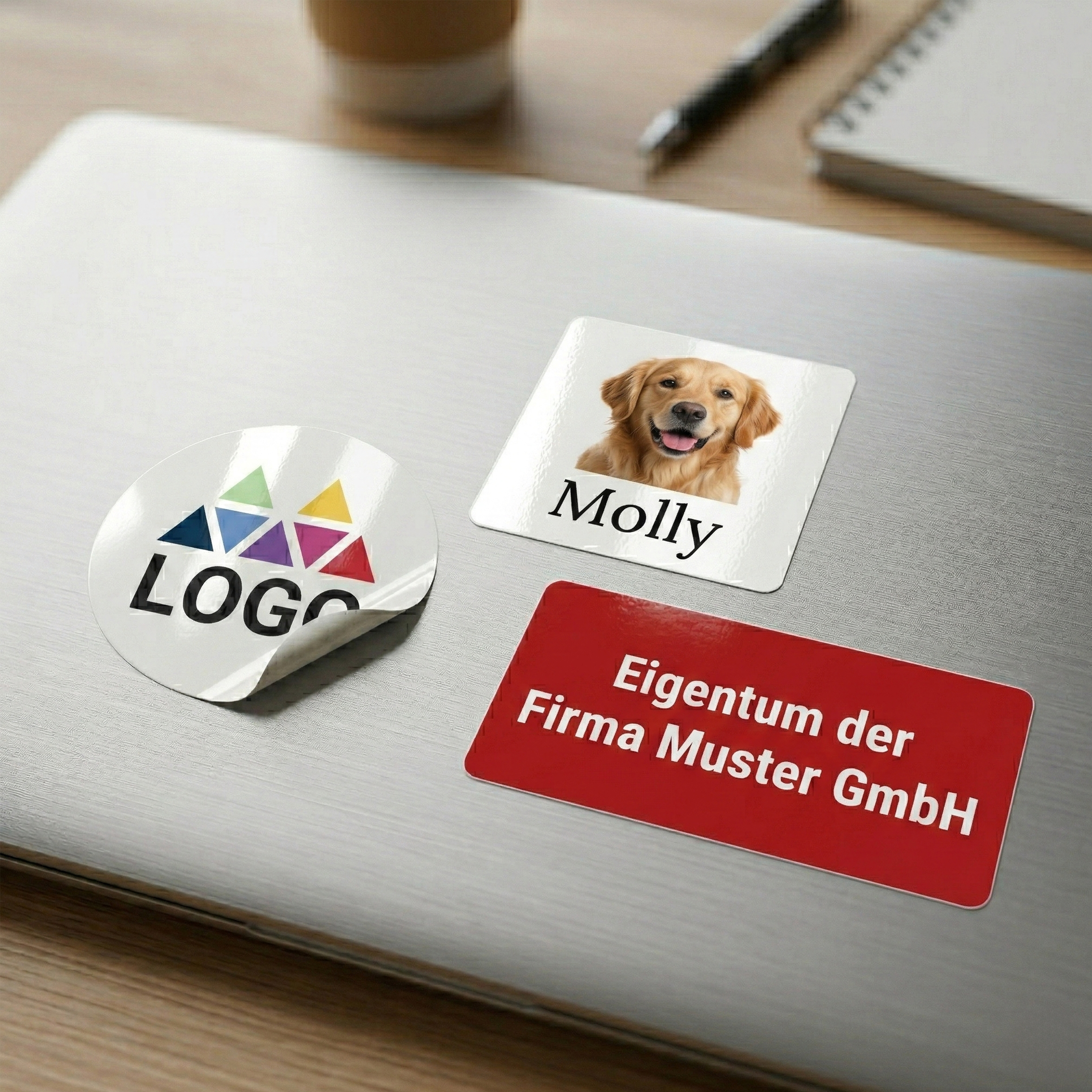 Etikettenbogen rund Basic Sticker 4