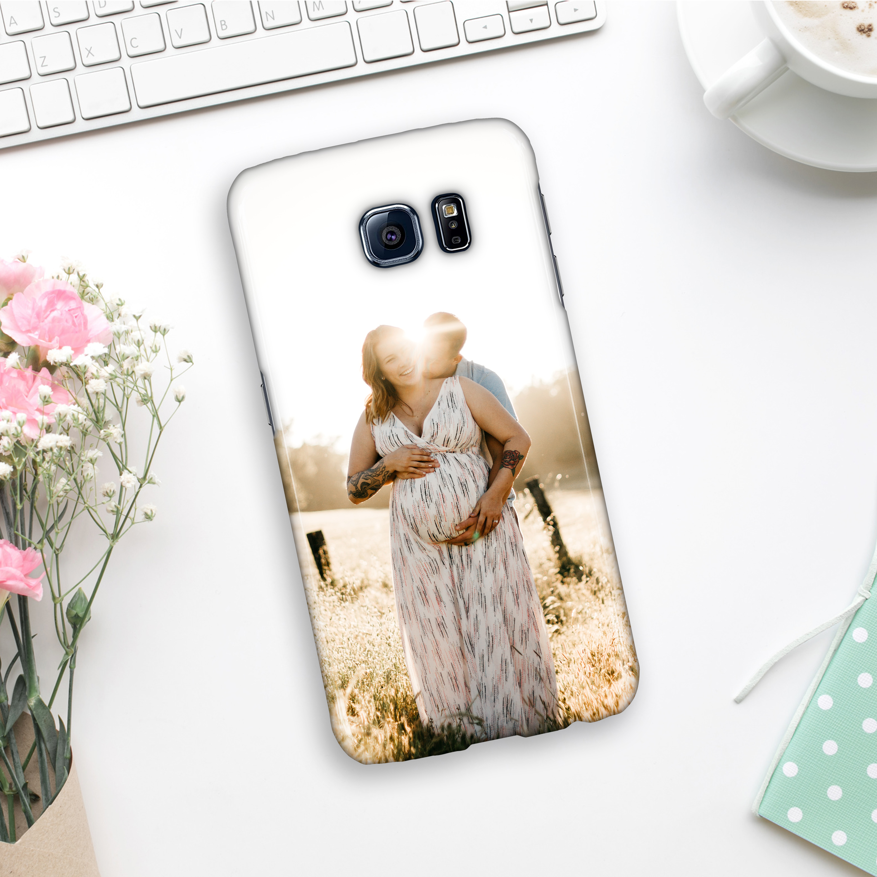 Galaxy S6 Premium Hardcase weiß 2