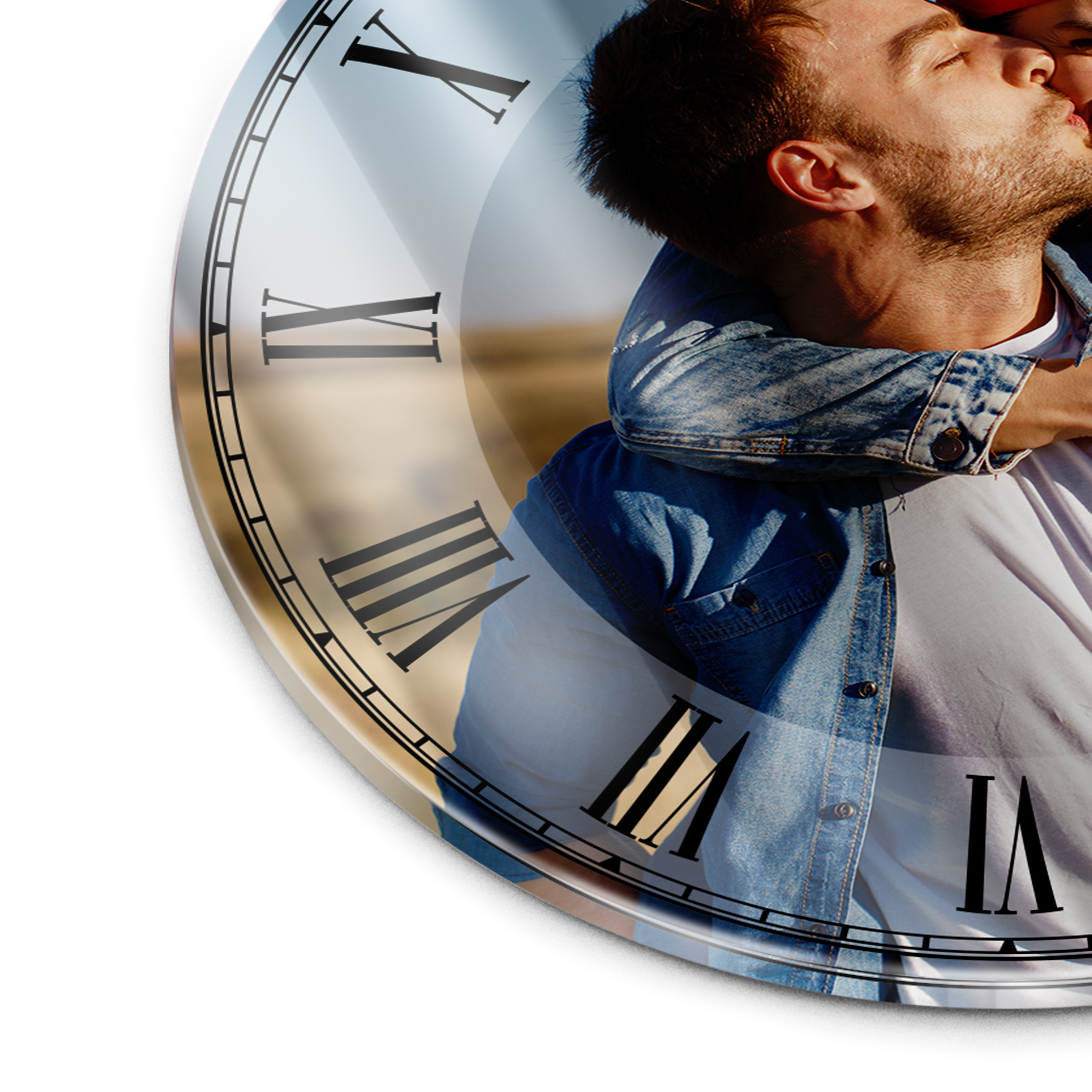 Wanduhr kreativ klein (26 cm) Acrylglas 4