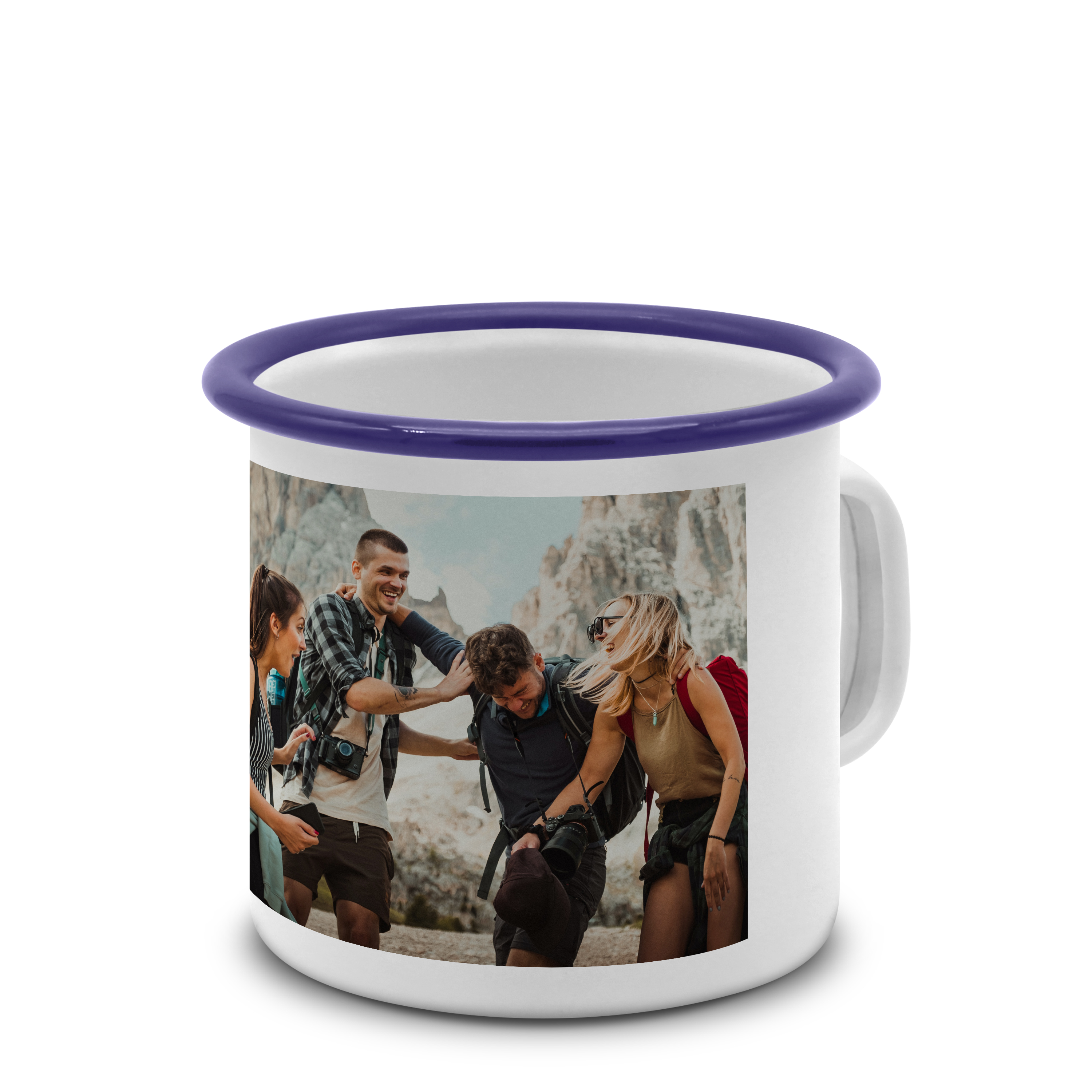 Emaille Tasse 300 ml Standard Blau 1