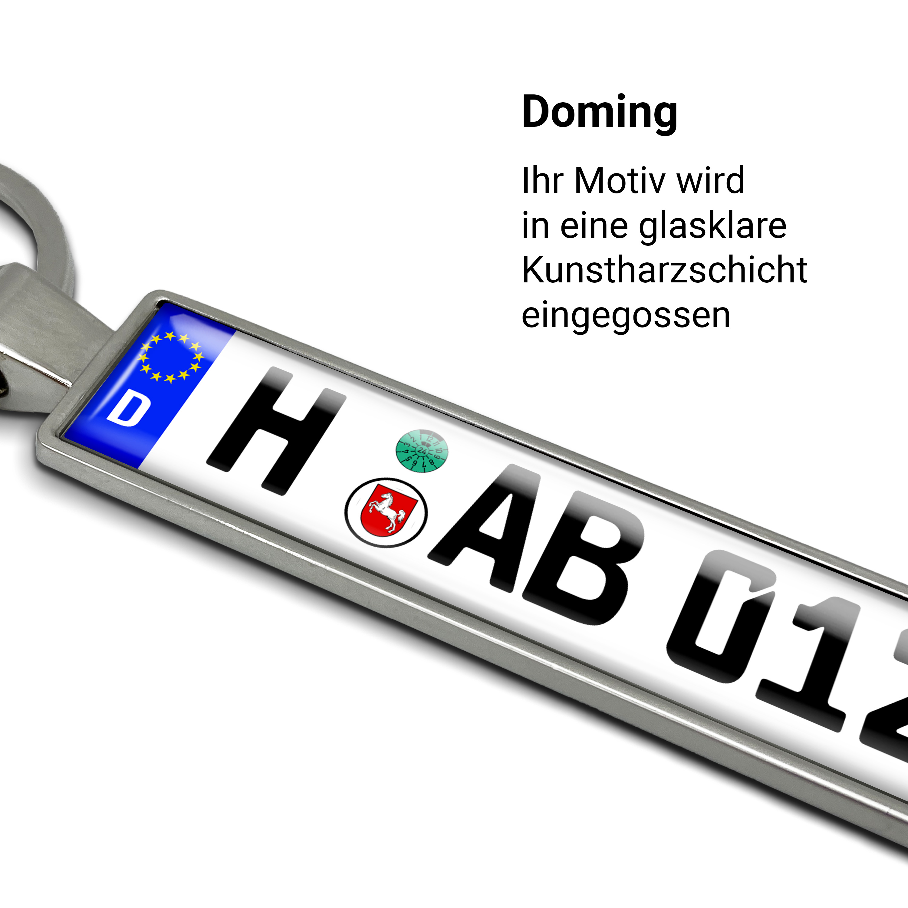 Kennzeichen Schlüsselanhänger Deutschland 8