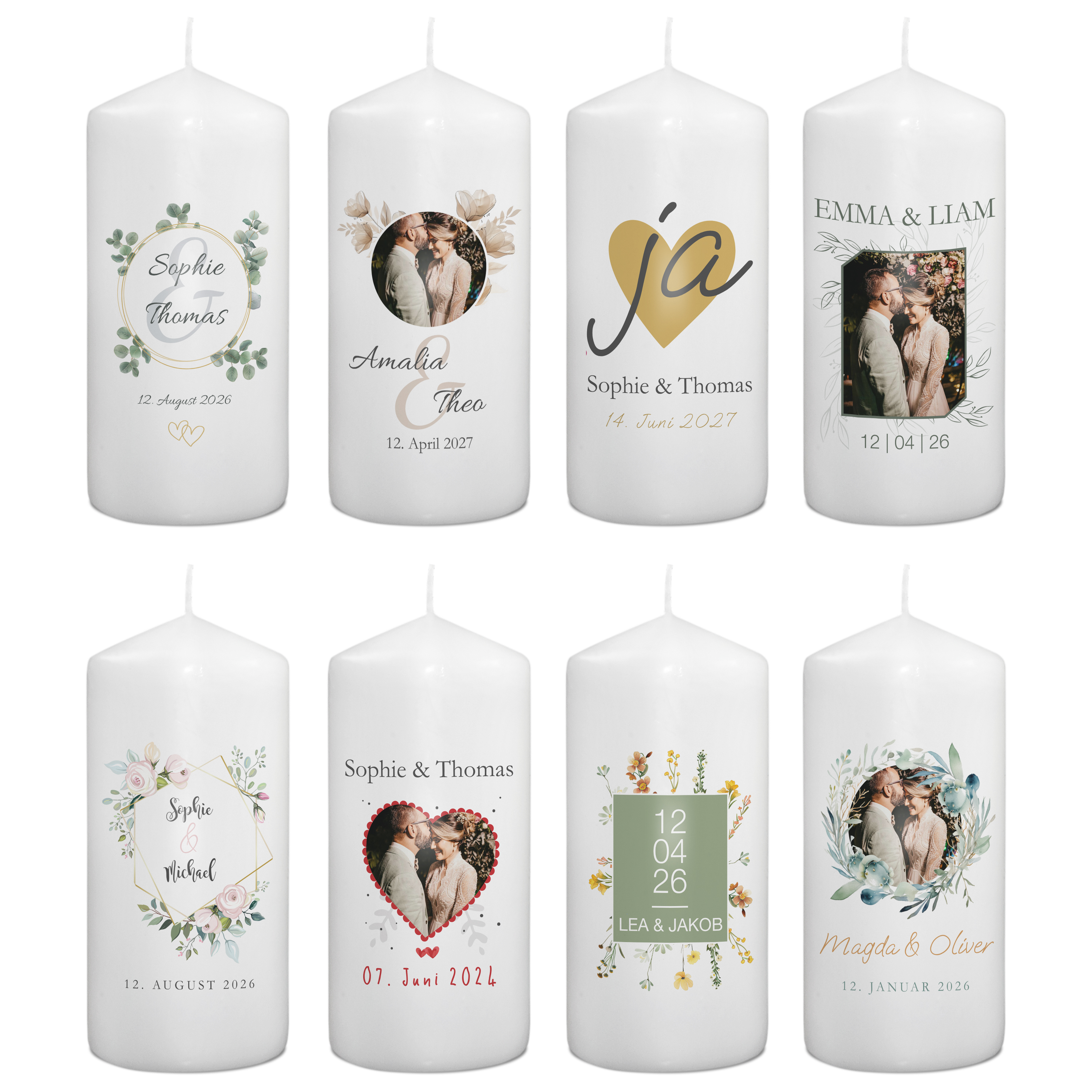 Hochzeitskerze 15 cm 5