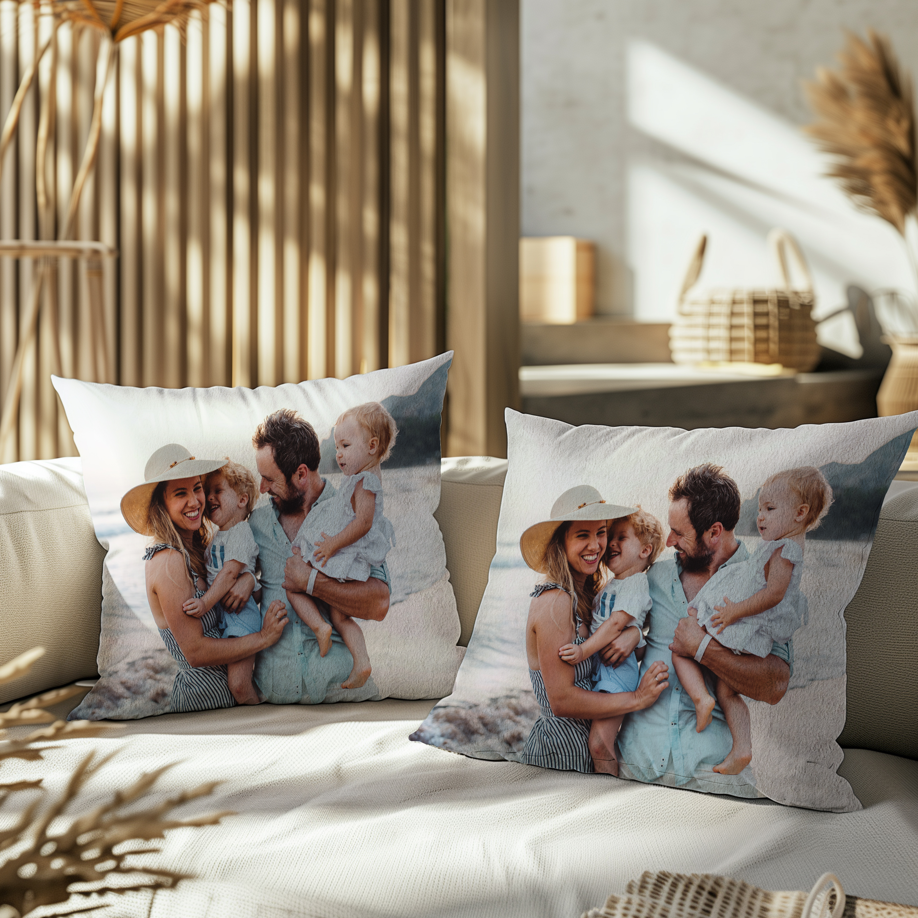 Plüsch Fotokissen 30 cm x 30 cm 8