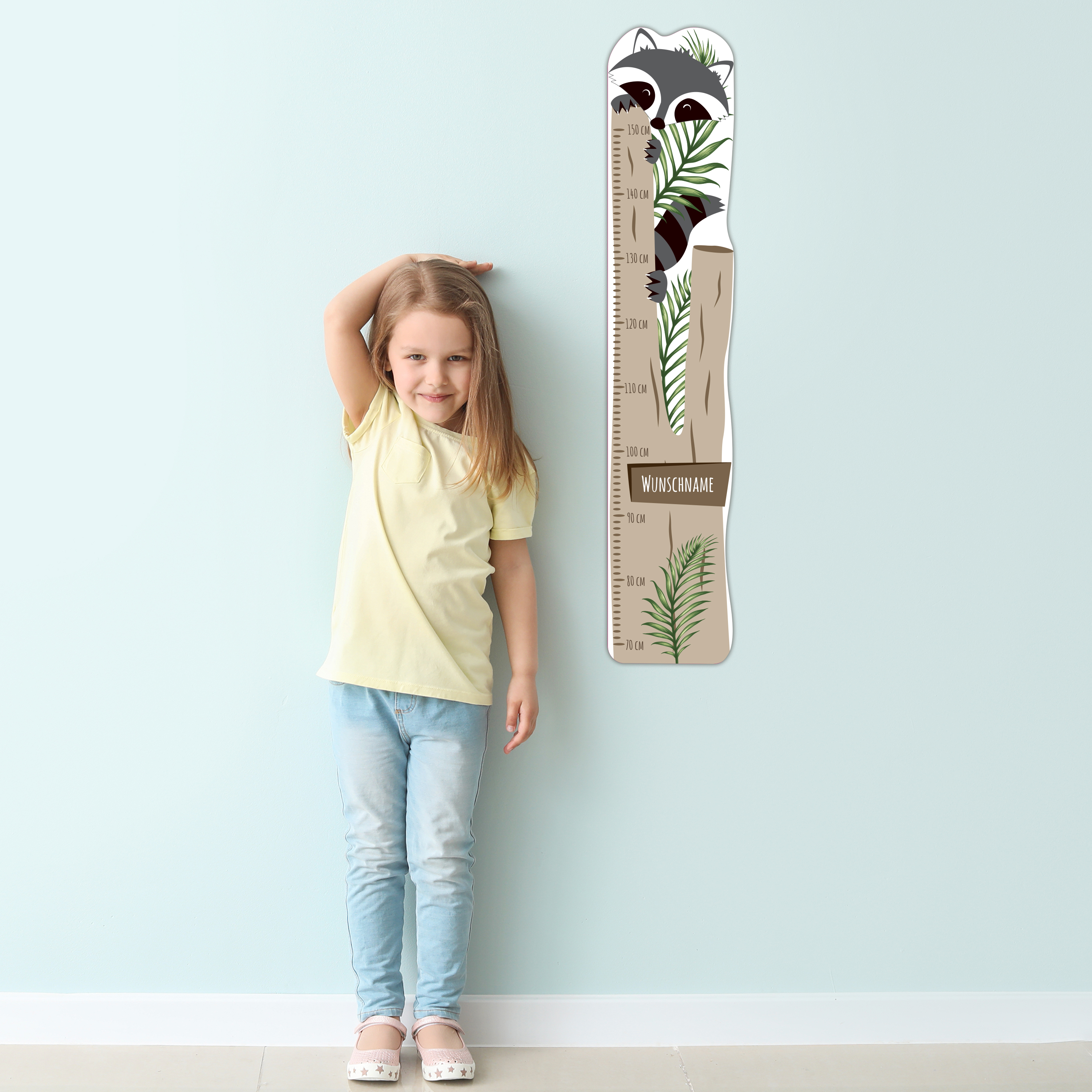 Kindermesslatte 20 cm Wandtattoo-Folie 4