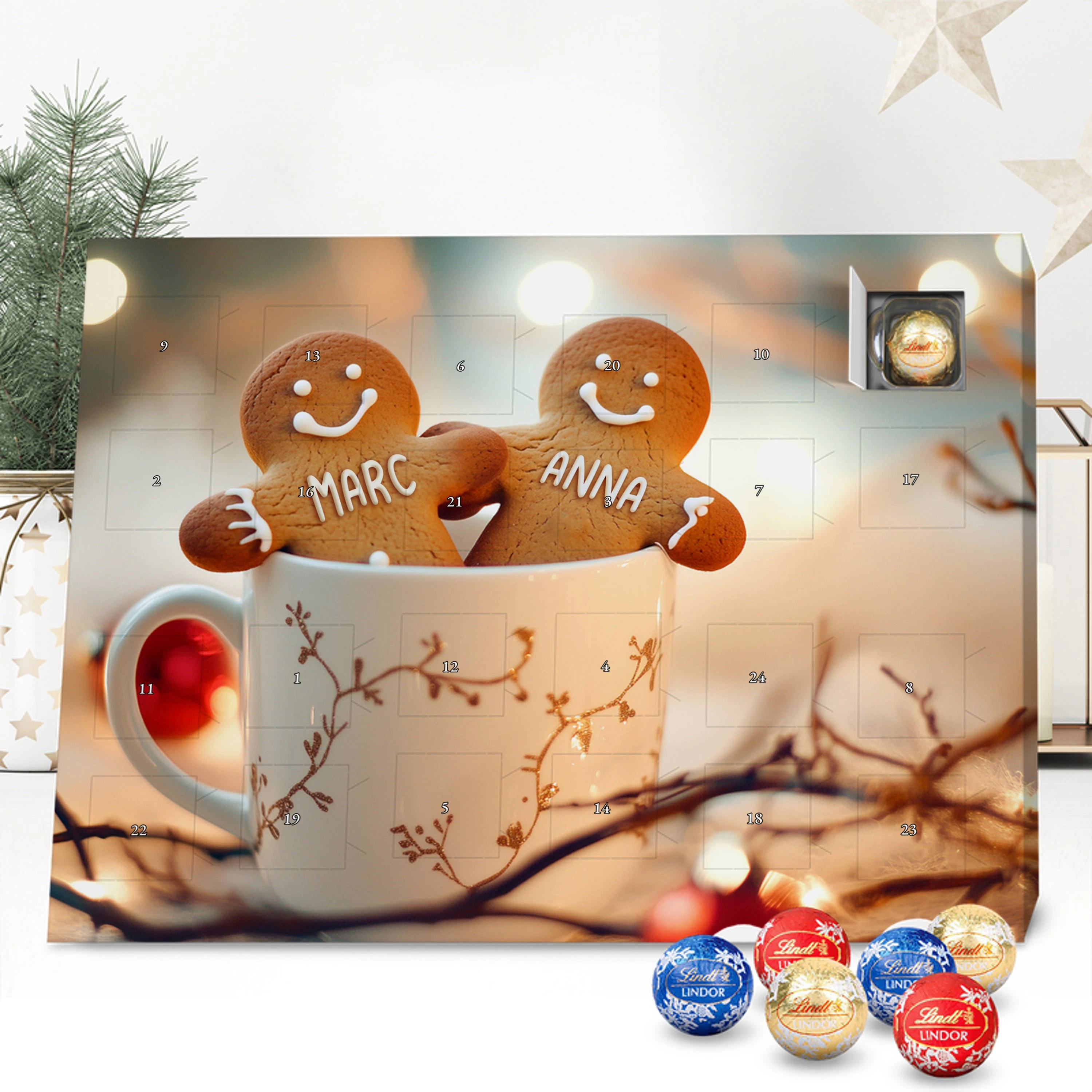 Paar-Adventskalender Lindt LINDOR 5