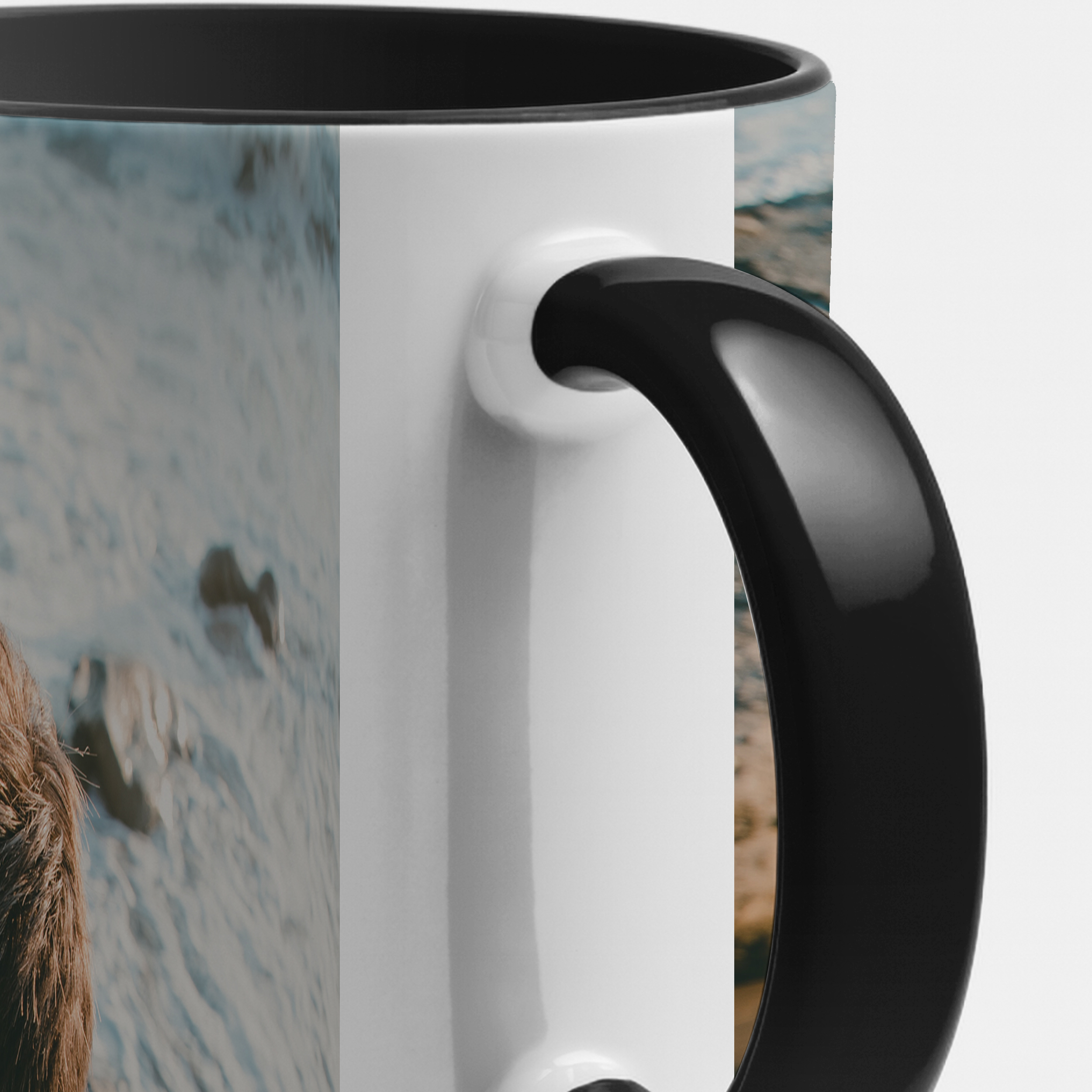 Zweifarbtasse Schwarz Full-Size 4