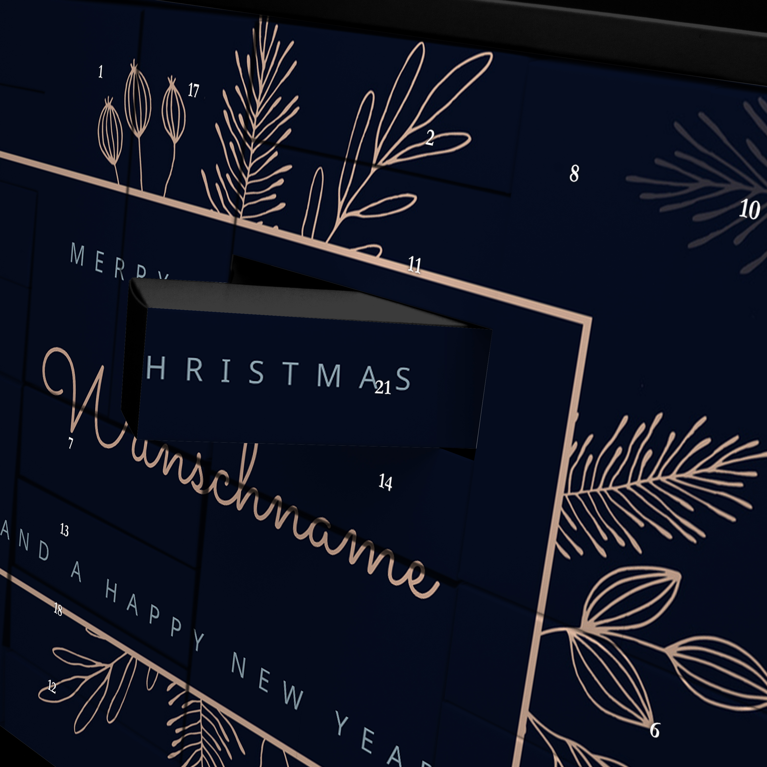 Namens-Adventskalender Schachtel 3