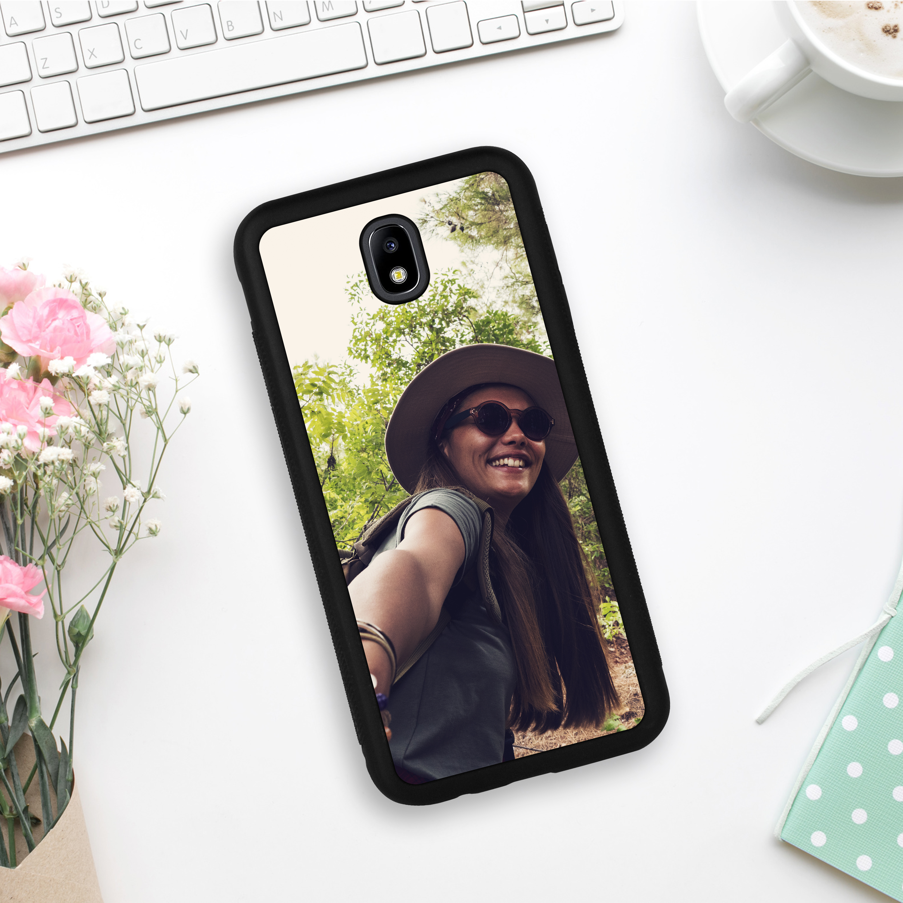 Galaxy J7 (2017) schwarz Softcase 3