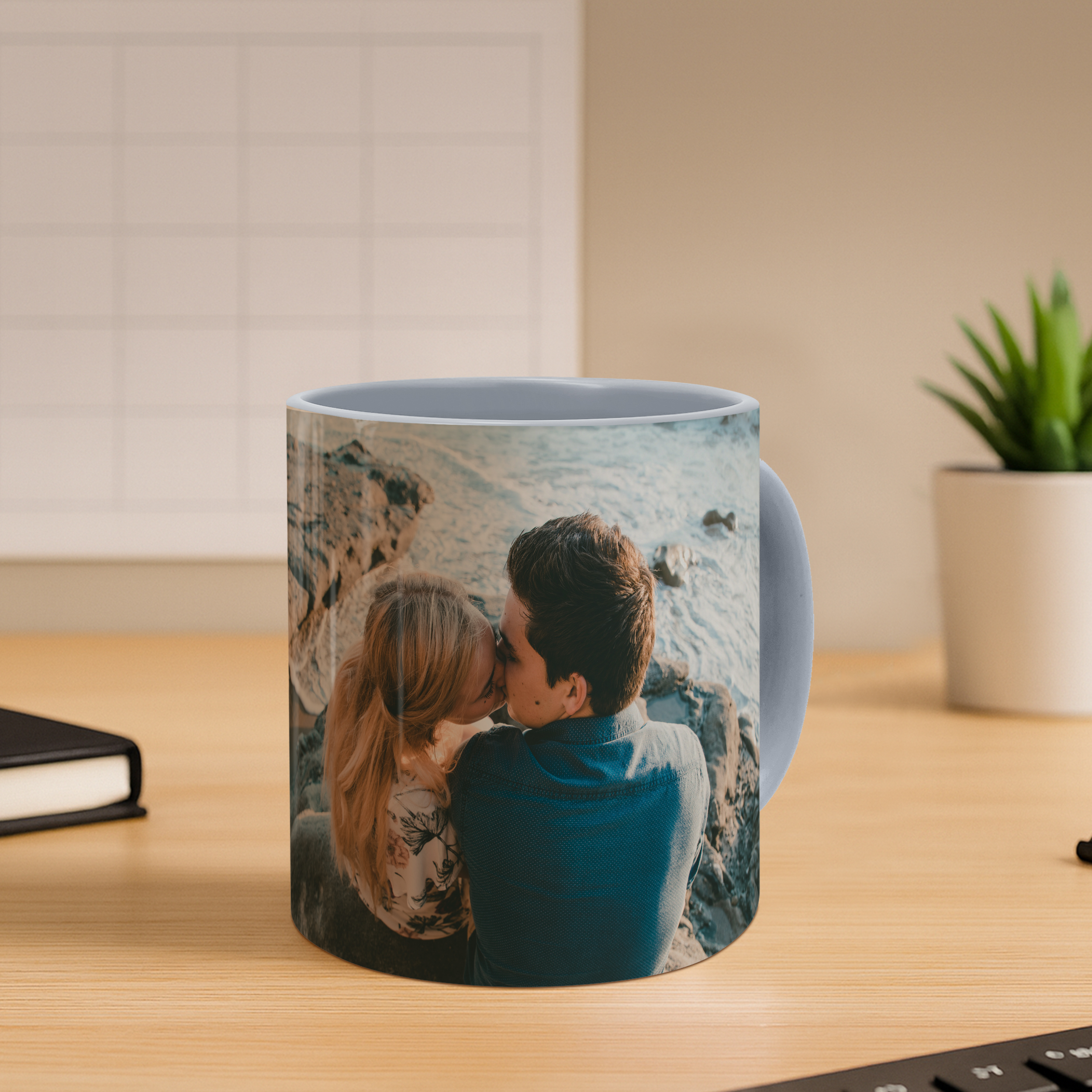 Zweifarbtasse Full-Size Grau 6