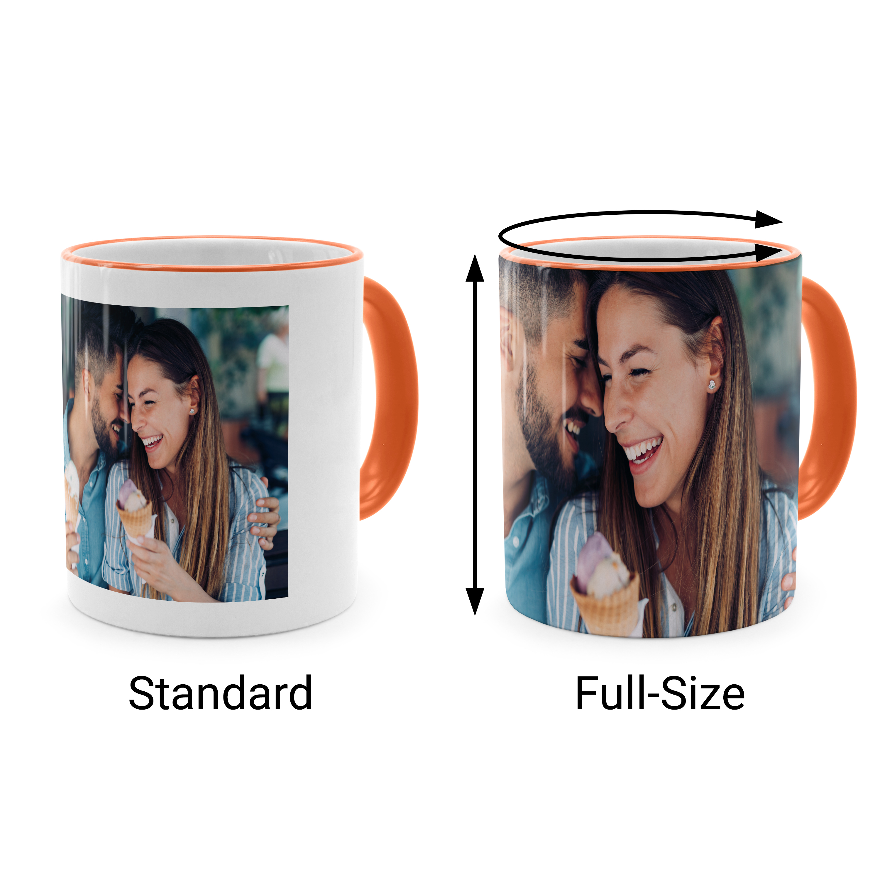 Kaffeebecher Full-Size Orange 2