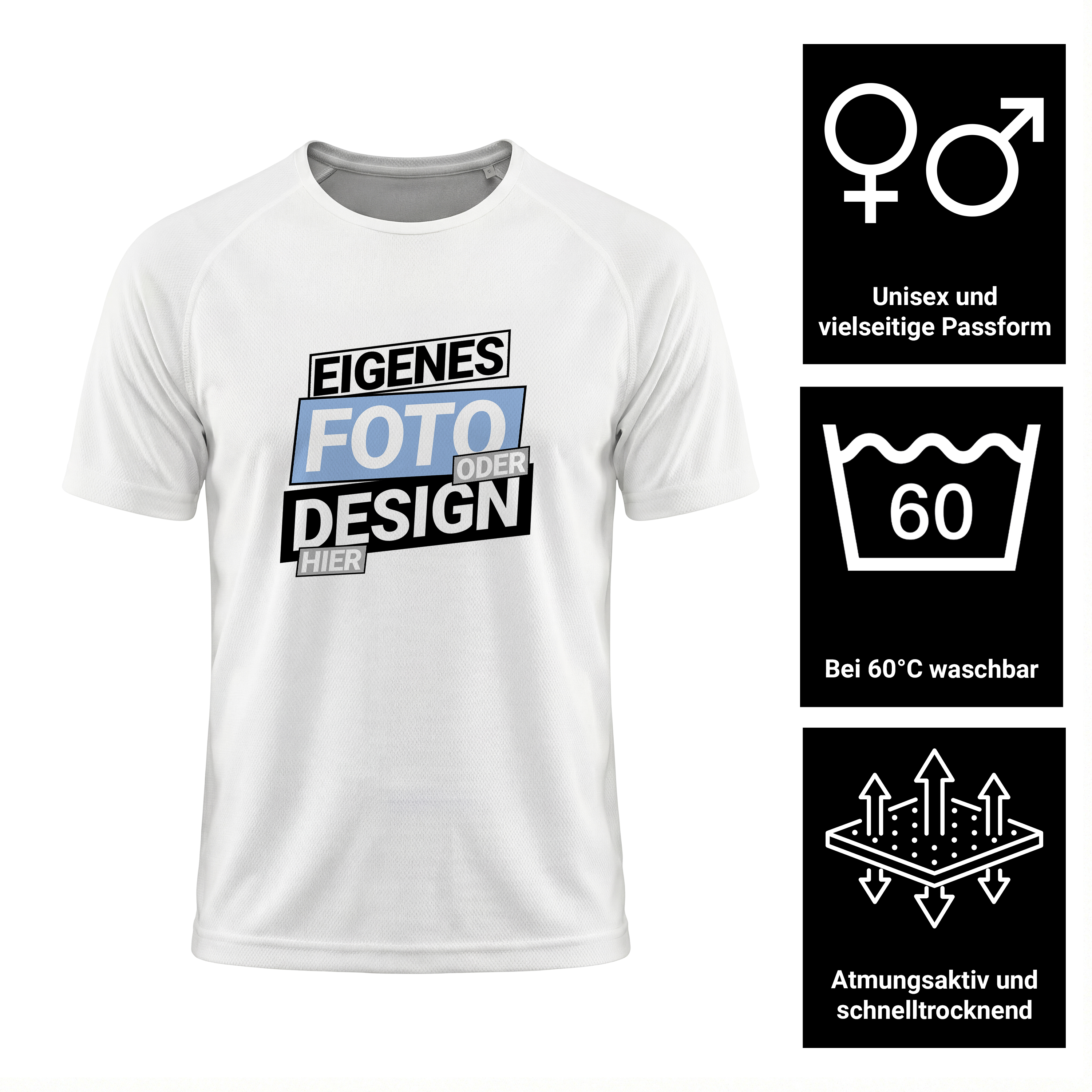 Funktionsshirt M Weiß 4