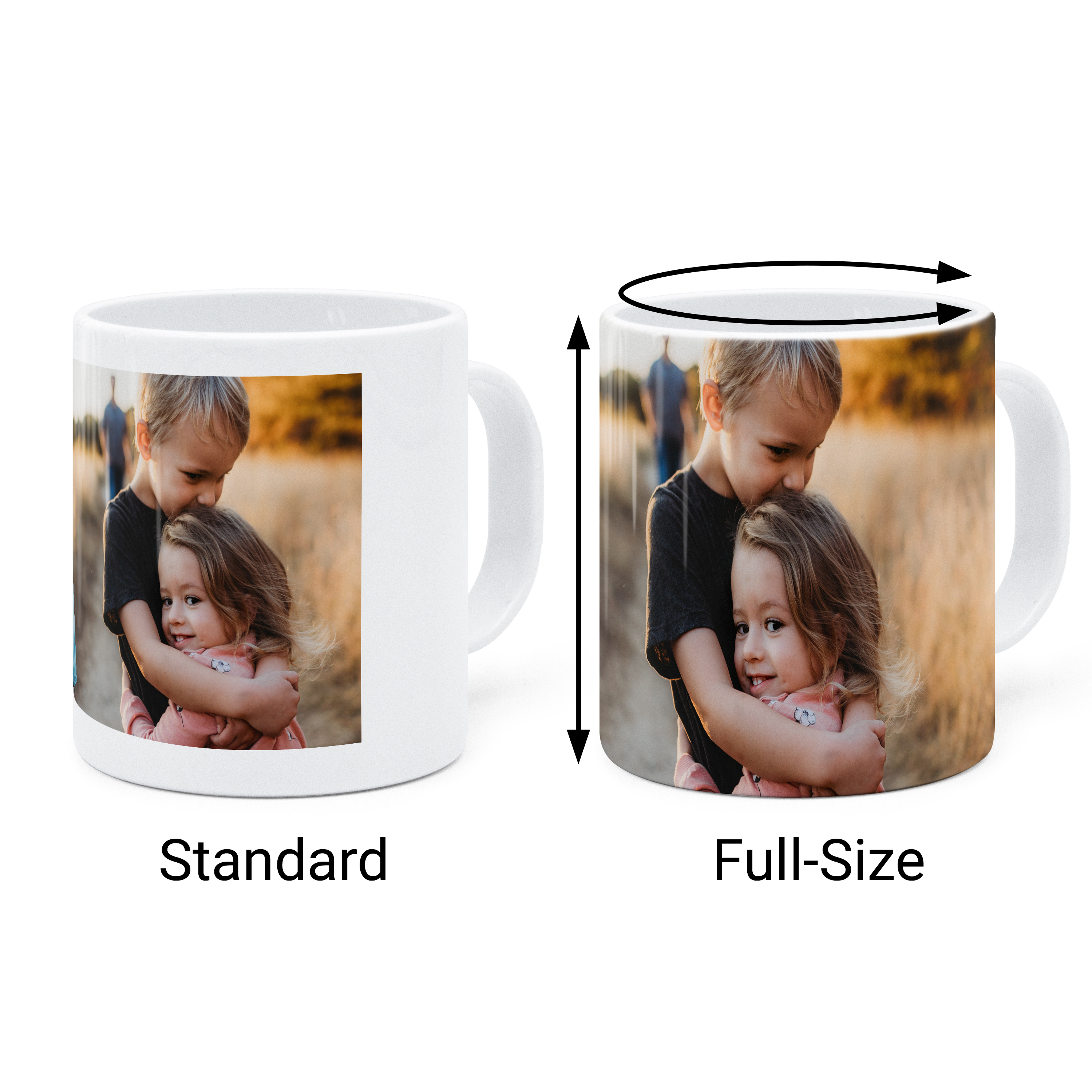 Kindertasse Full-Size Weiß 2