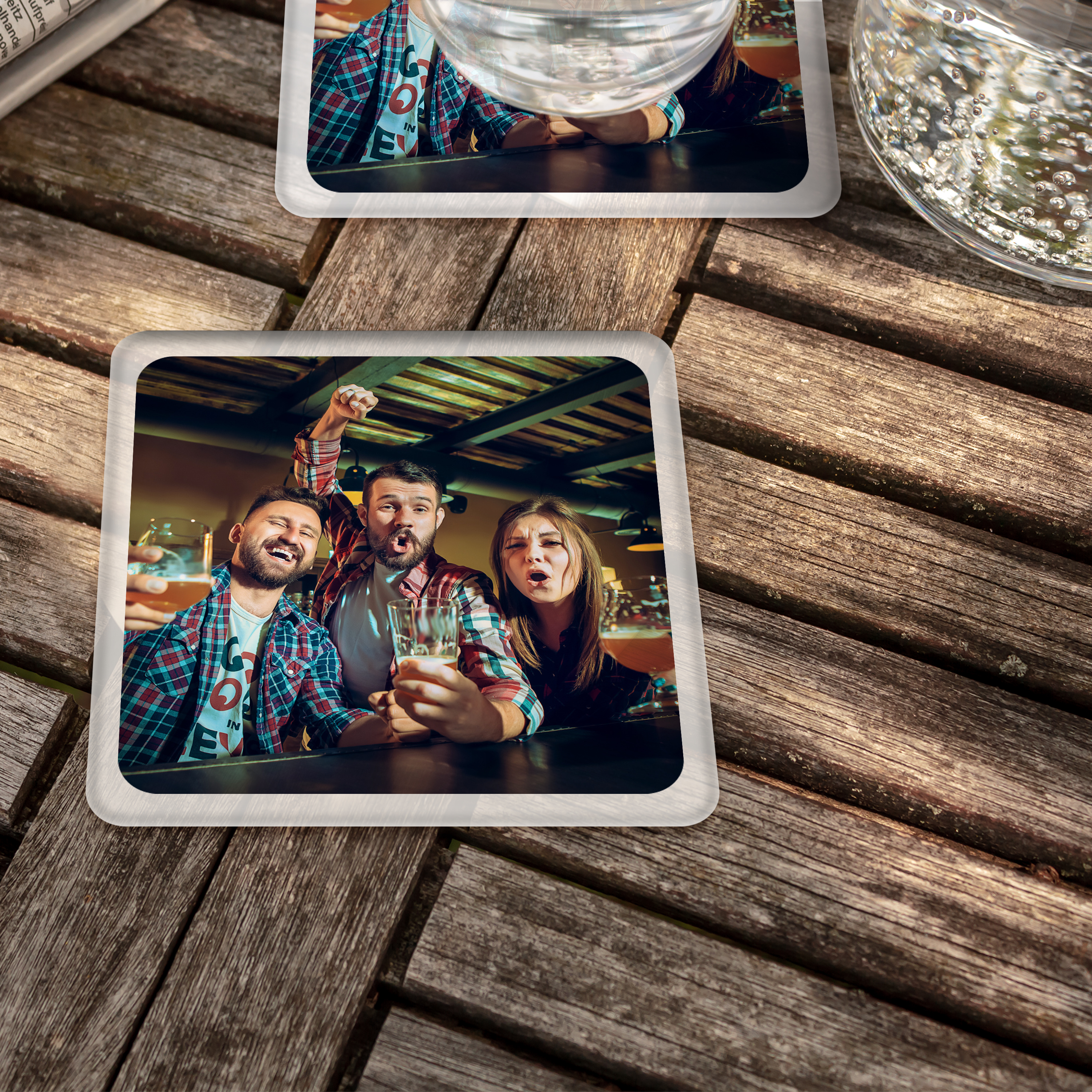 Untersetzer Quadrat Acrylglas 6