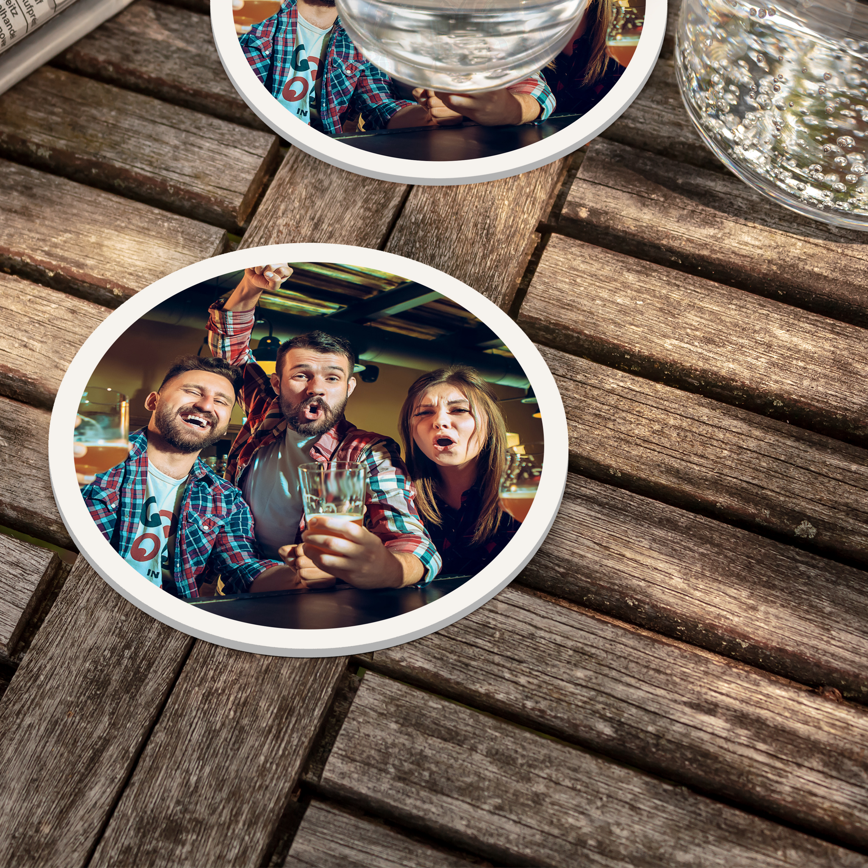 Untersetzer Rund Kunststoff 6