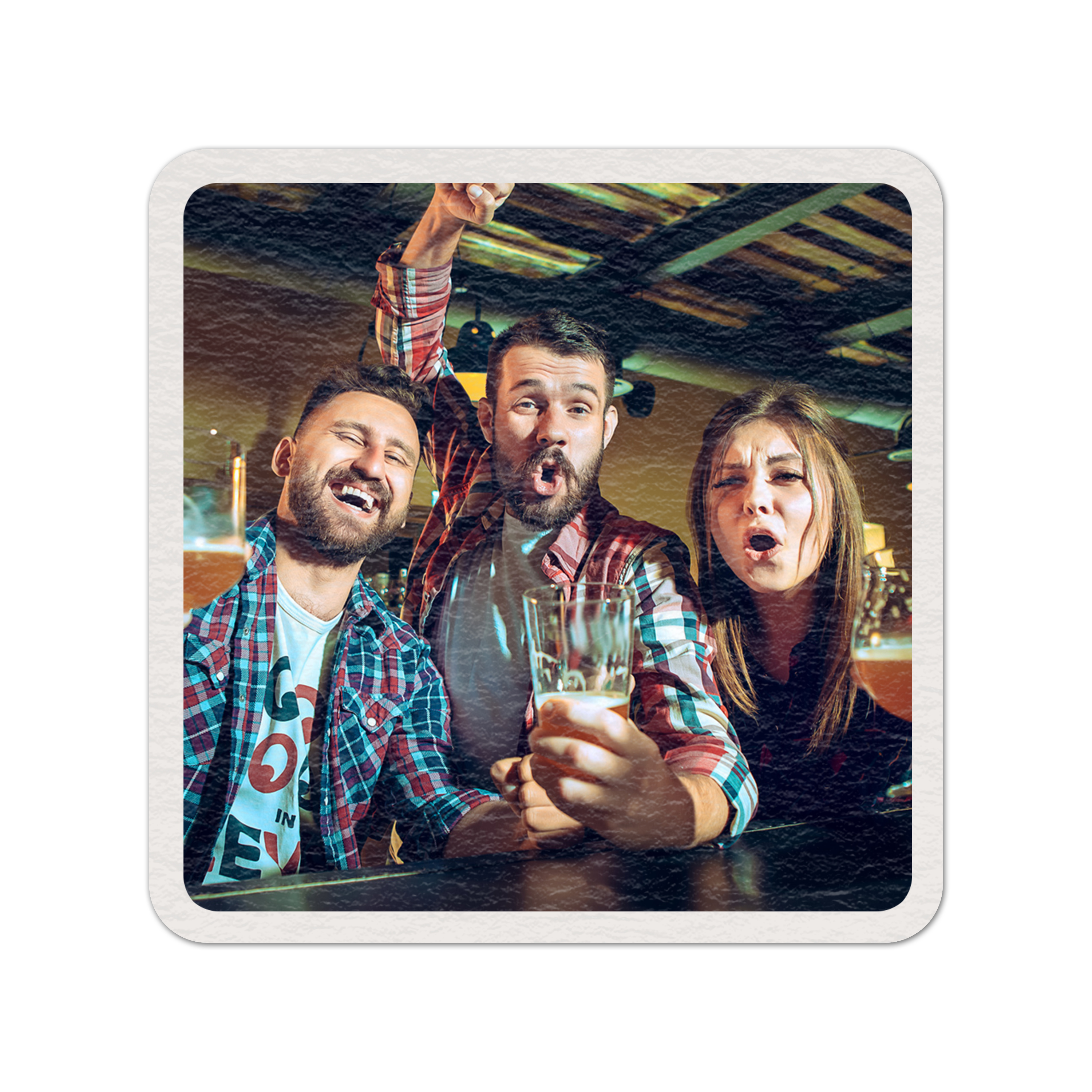 Bierdeckel Quadrat Karton 2