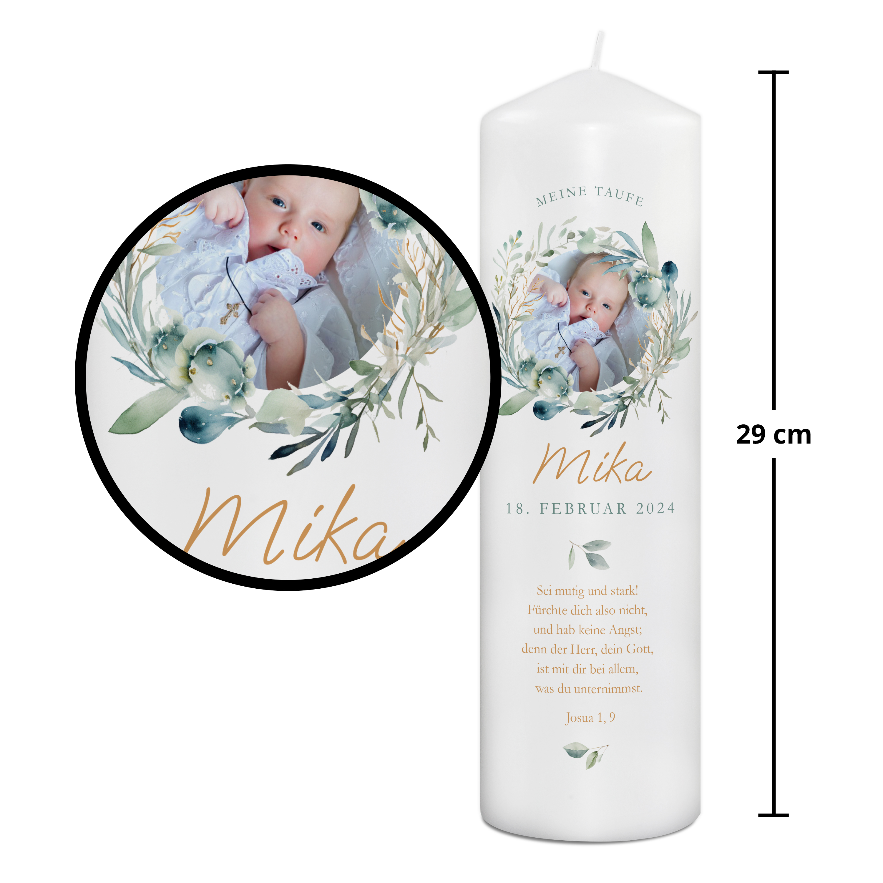 Taufkerze - Standard 2
