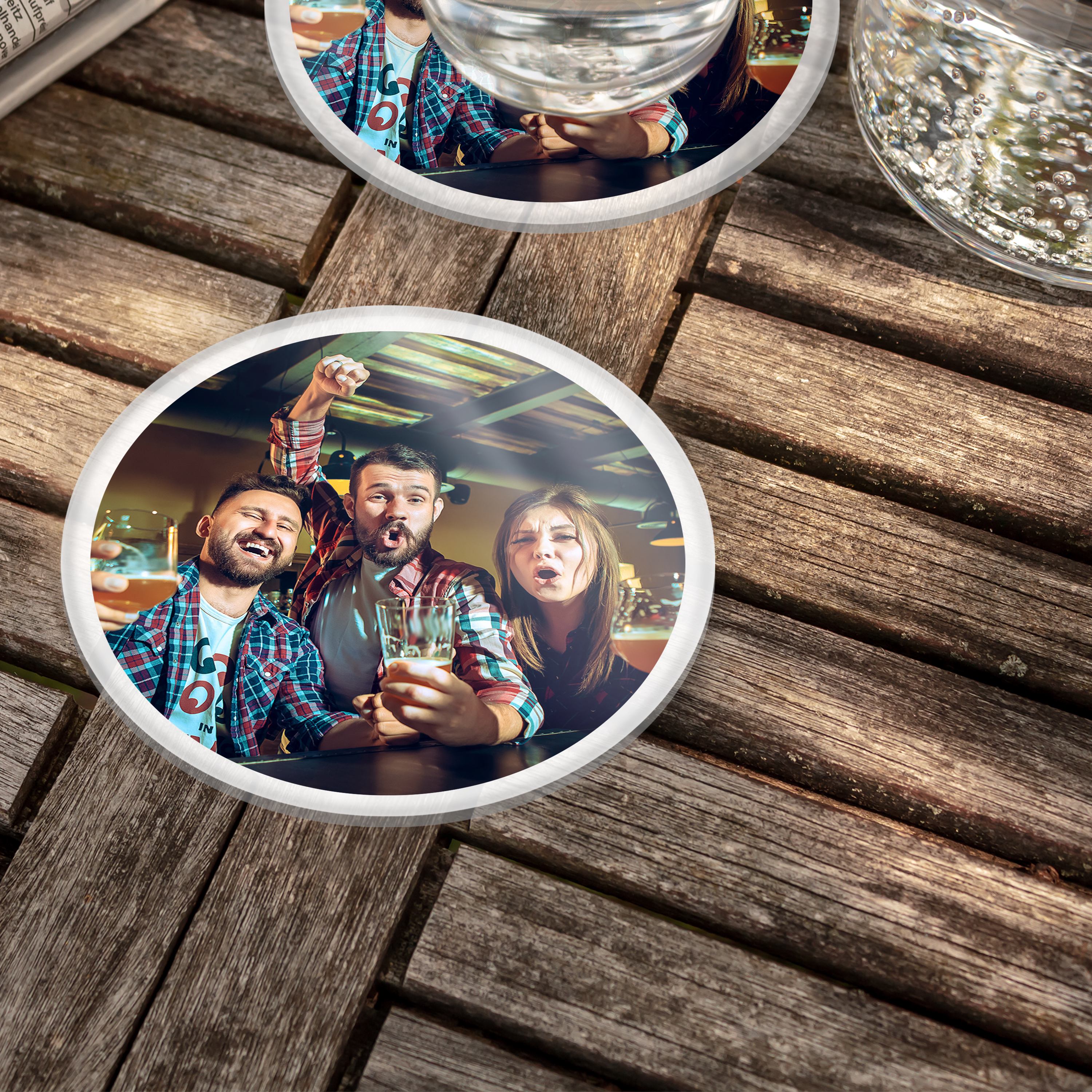 Untersetzer Rund Acrylglas 6