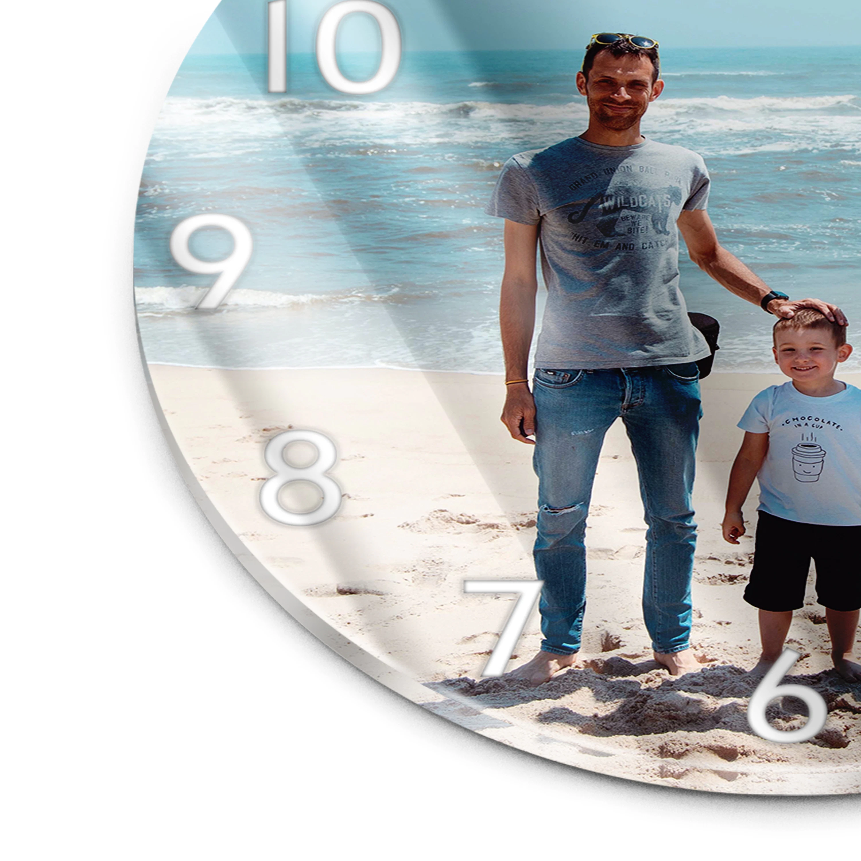 Wanduhr rund klein (26 cm) Acrylglas 4
