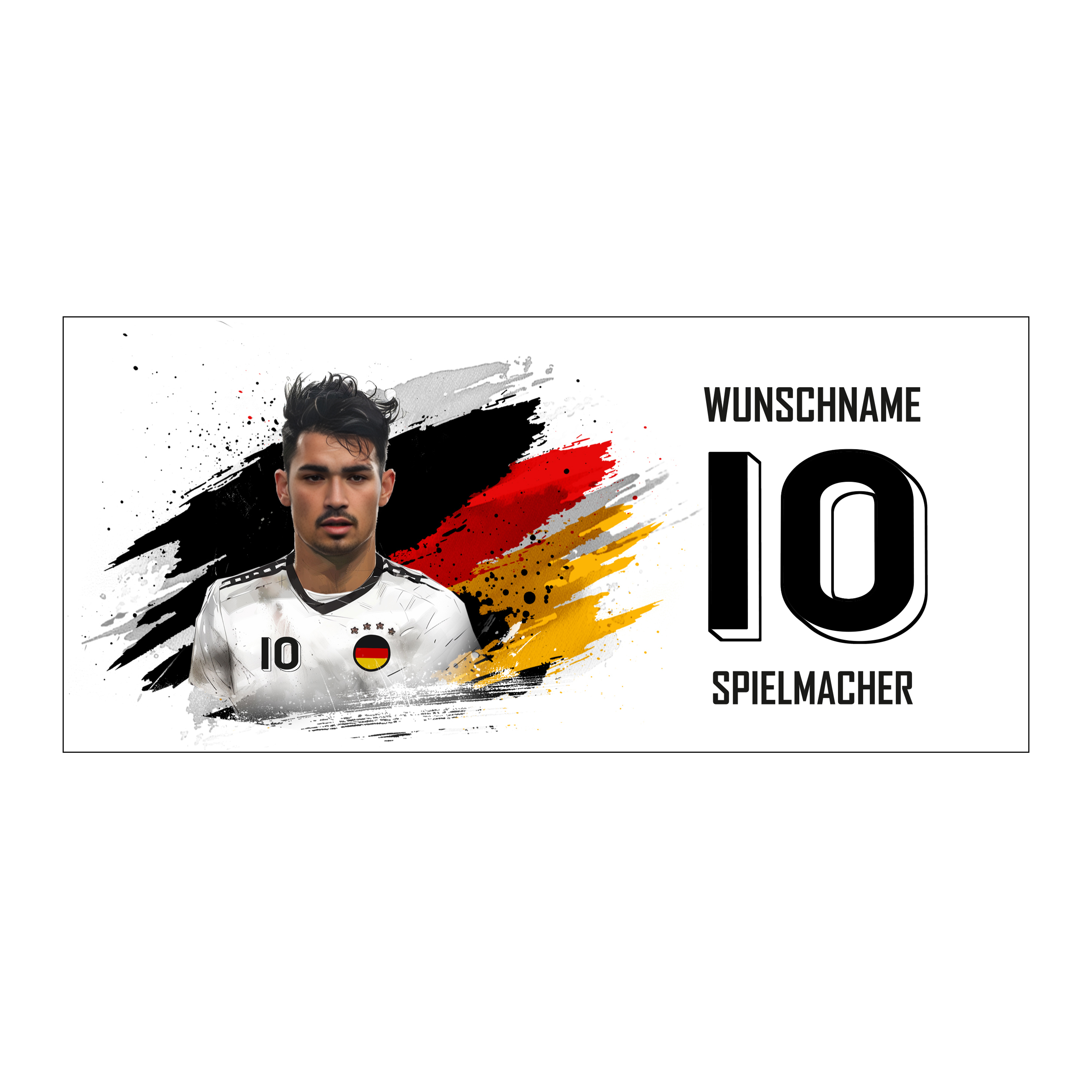 Face Swap Fußballtasse Deutschland Weiß 3