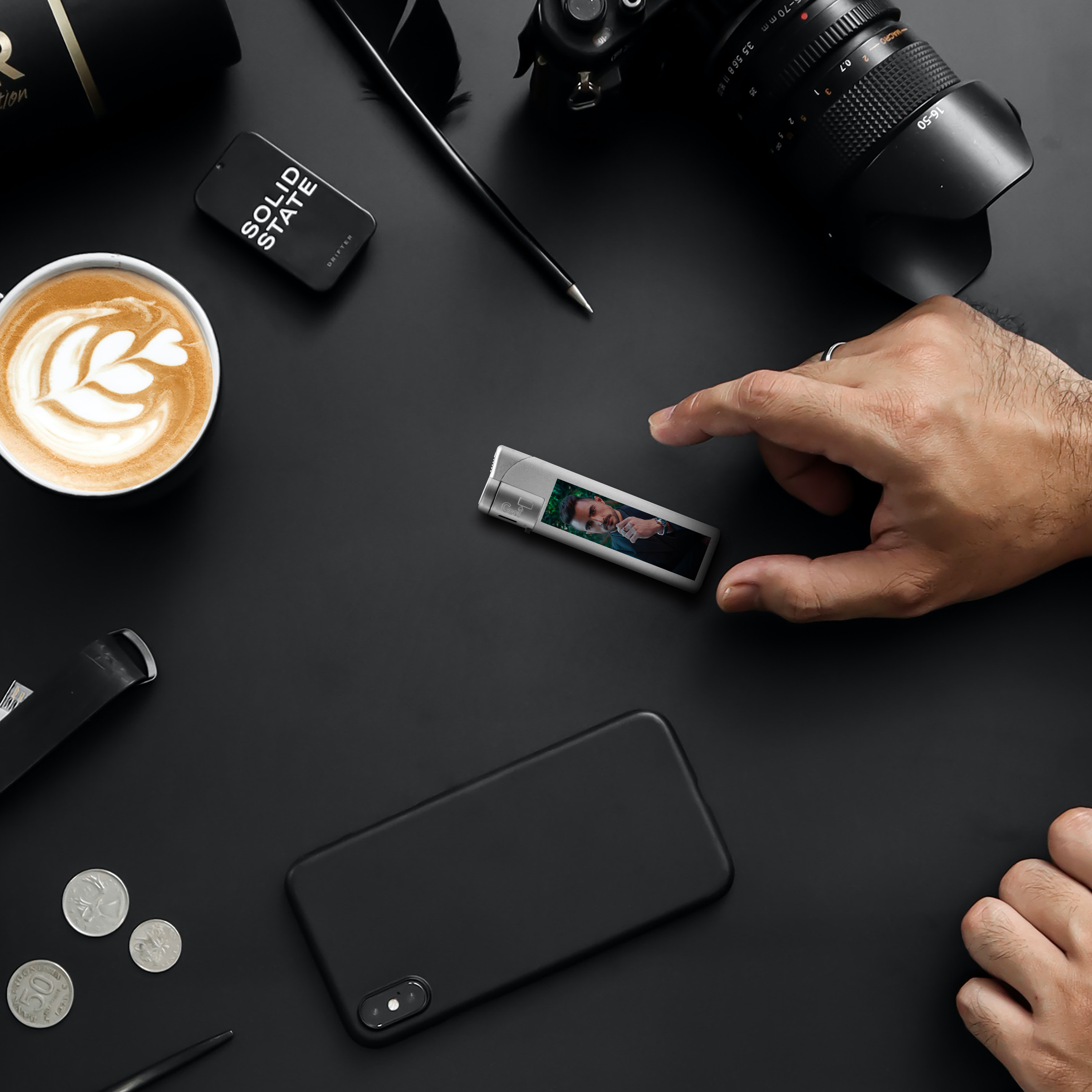 Feuerzeug "Classic" Standard Silber 5